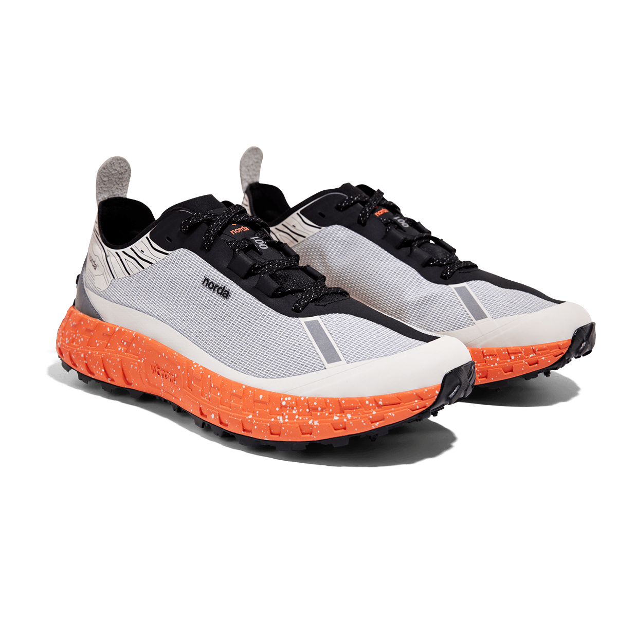Norda 001 G+ Spike Grey Orange Womens