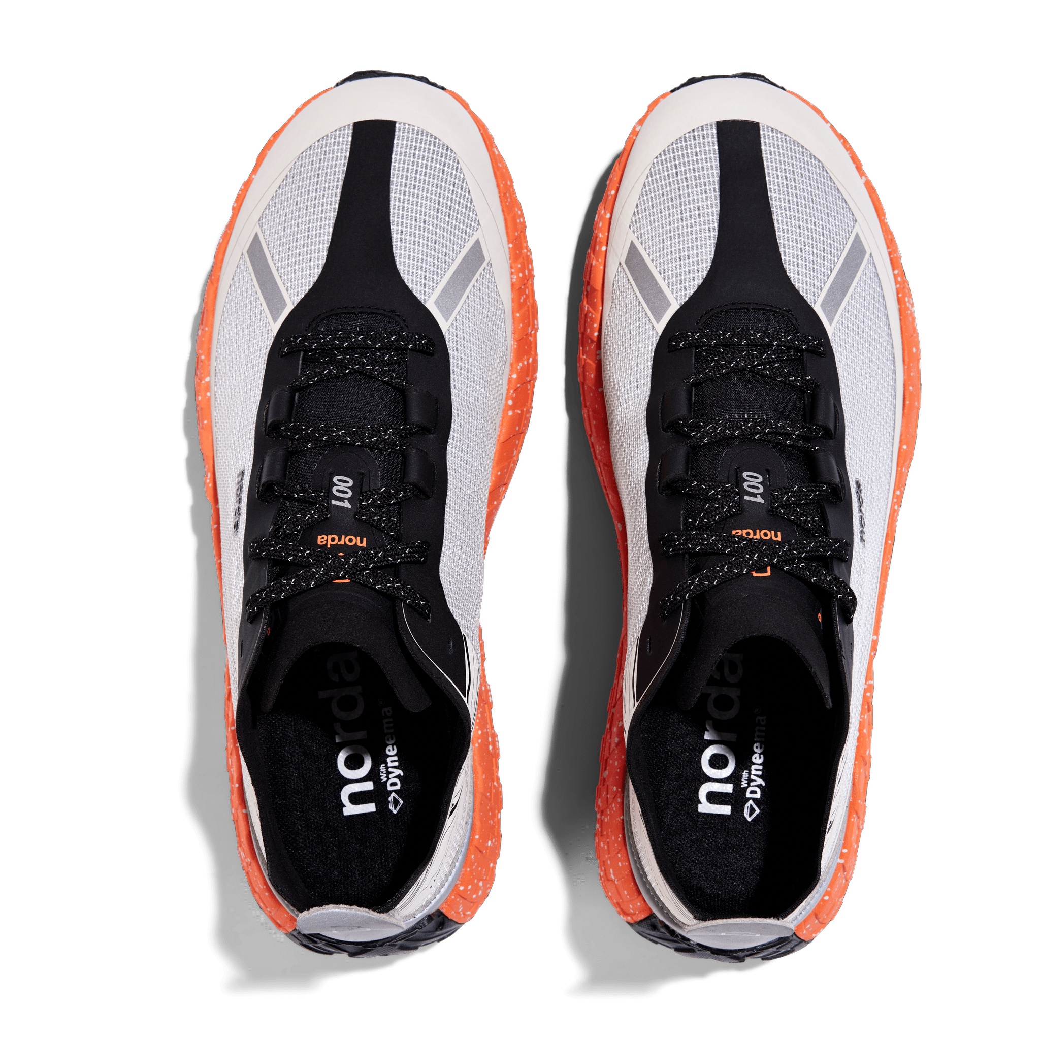 Norda 001 G+ Spike Grey Orange Womens