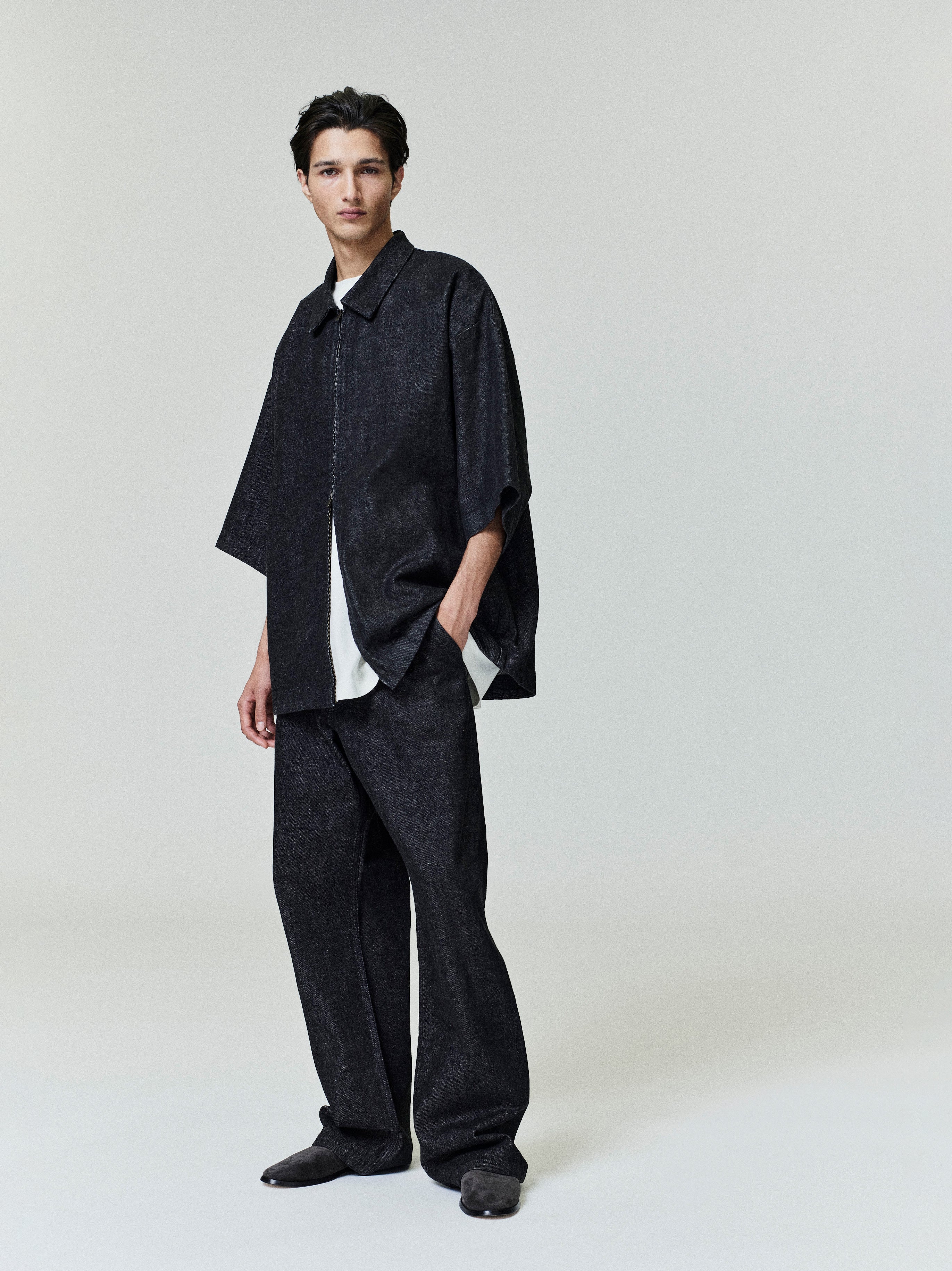 Essentials Denim Work Pant Vintage Black