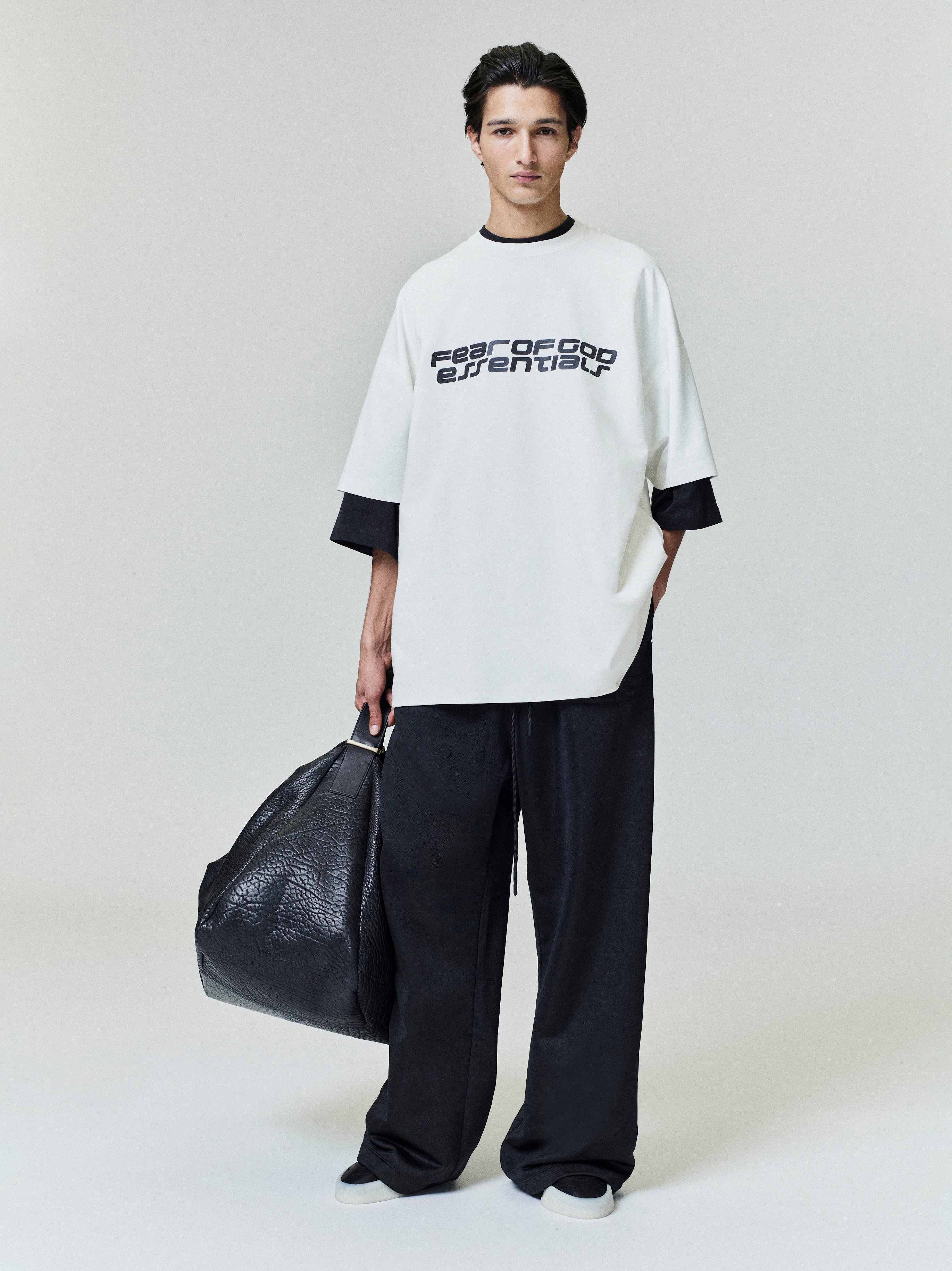 Essentials Ponte 90S Tee Ivory