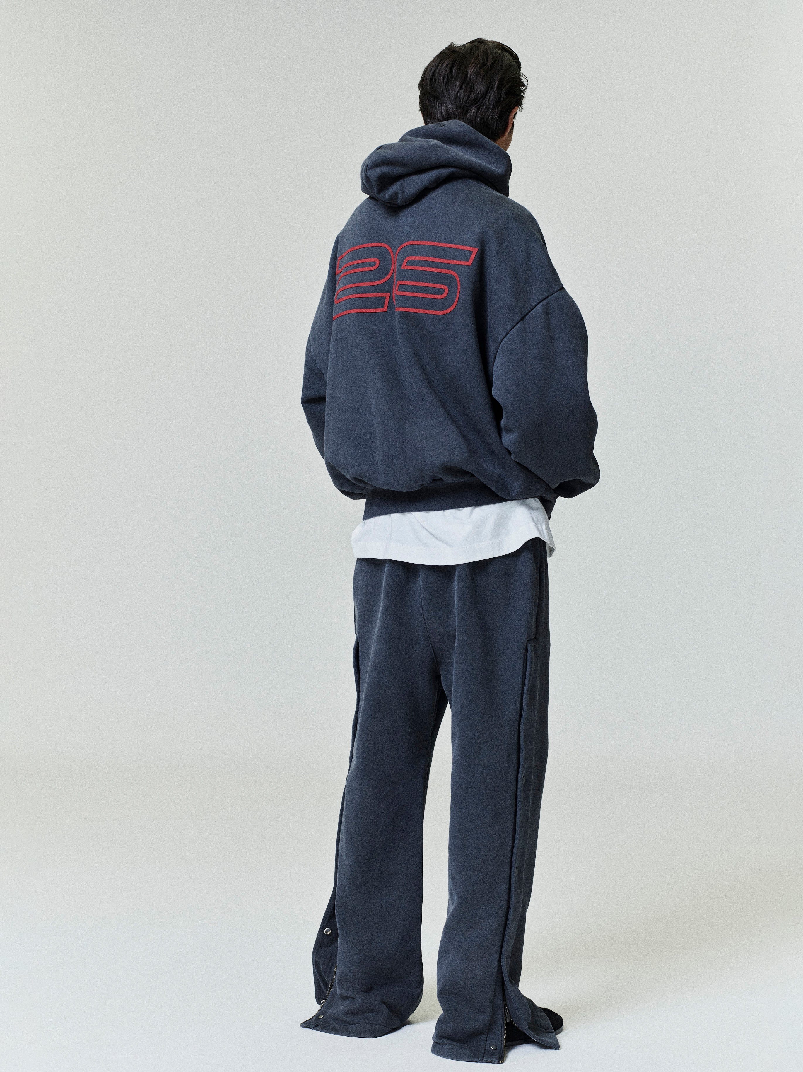 Essentials Heavy Fleece 90S Hoodie Iron Grey