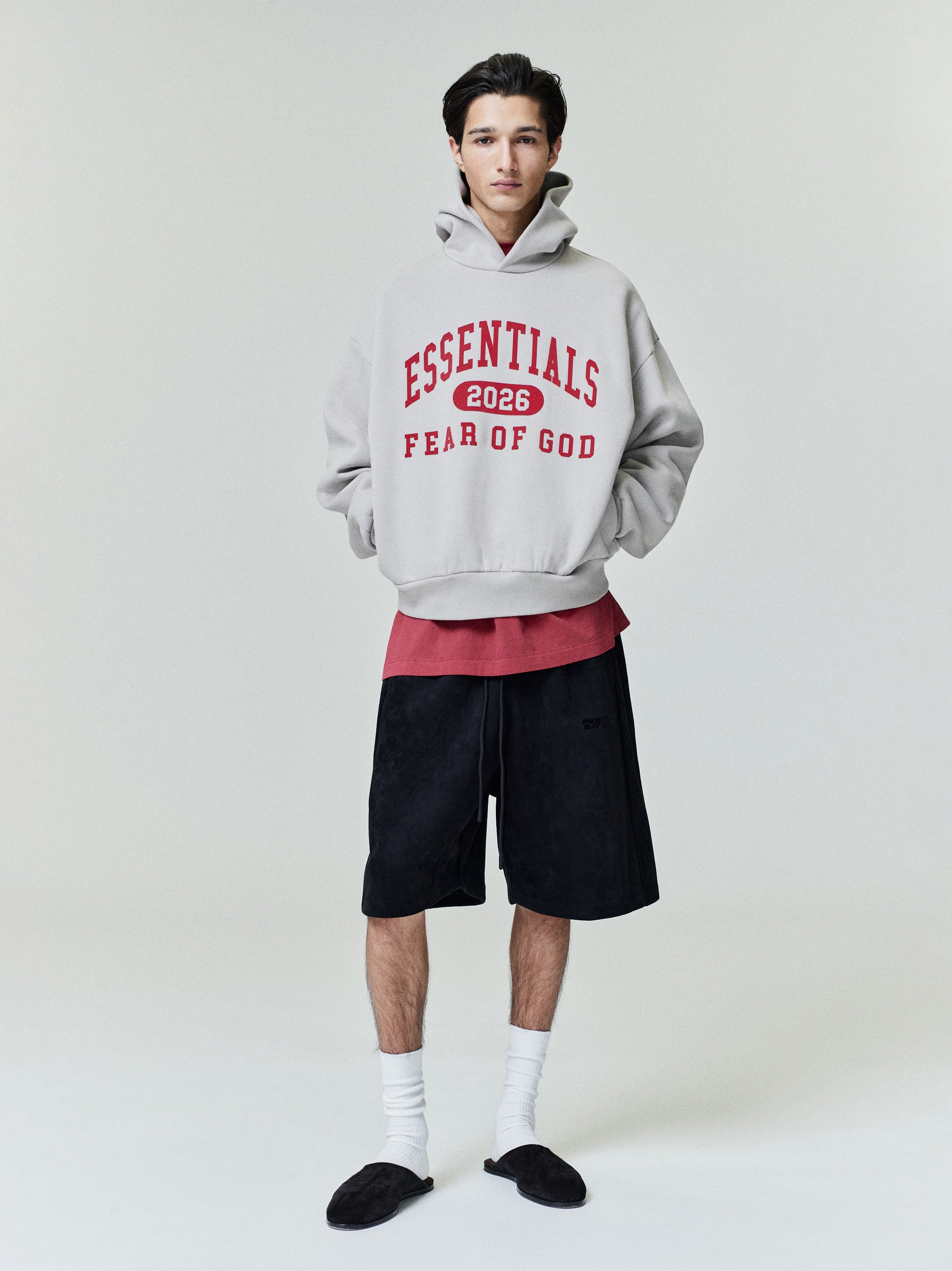 Essentials Classic Hoodie Smoke Grey