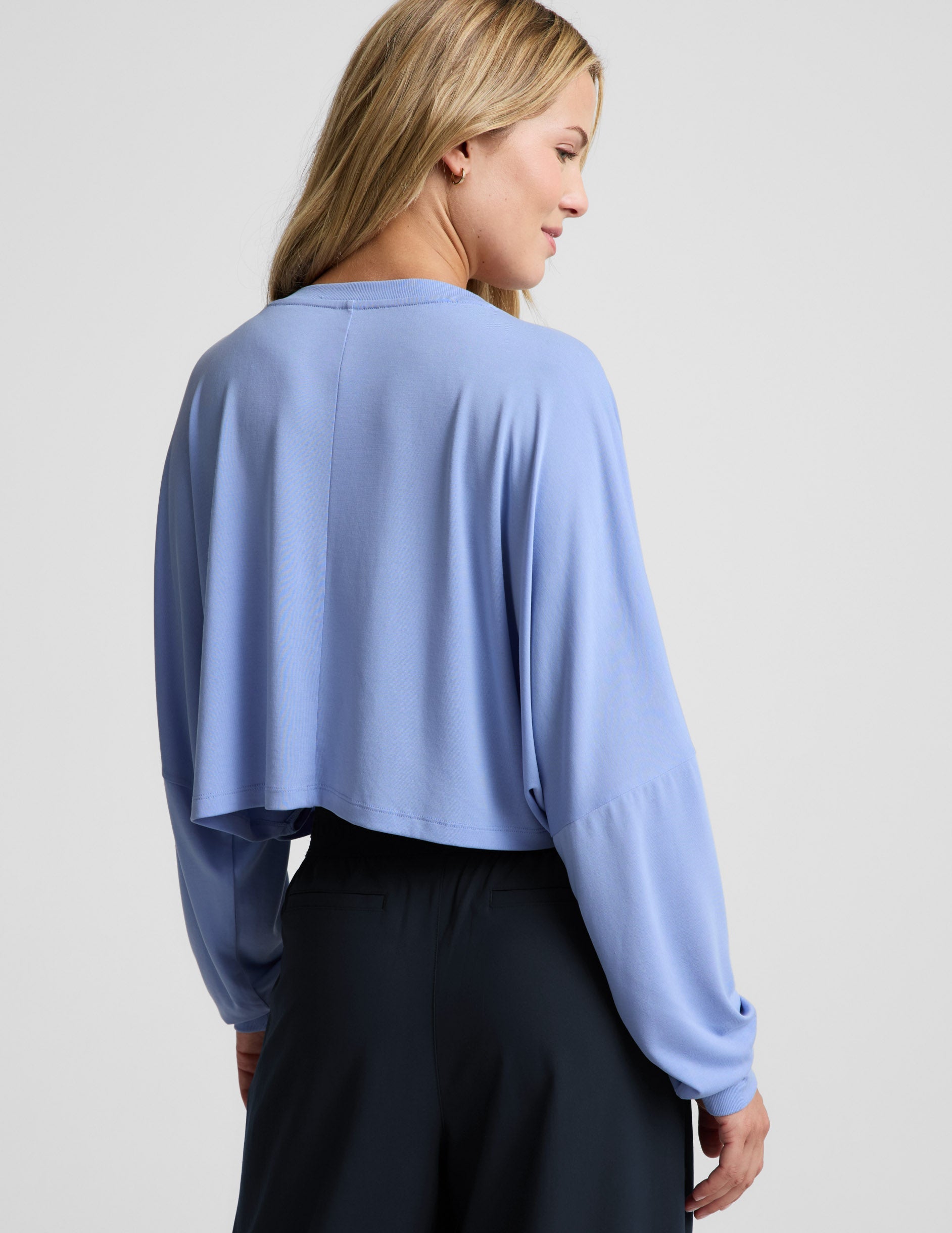 Beyond Yoga Studio Luxe Cropped Long Sleeve Tee Women's