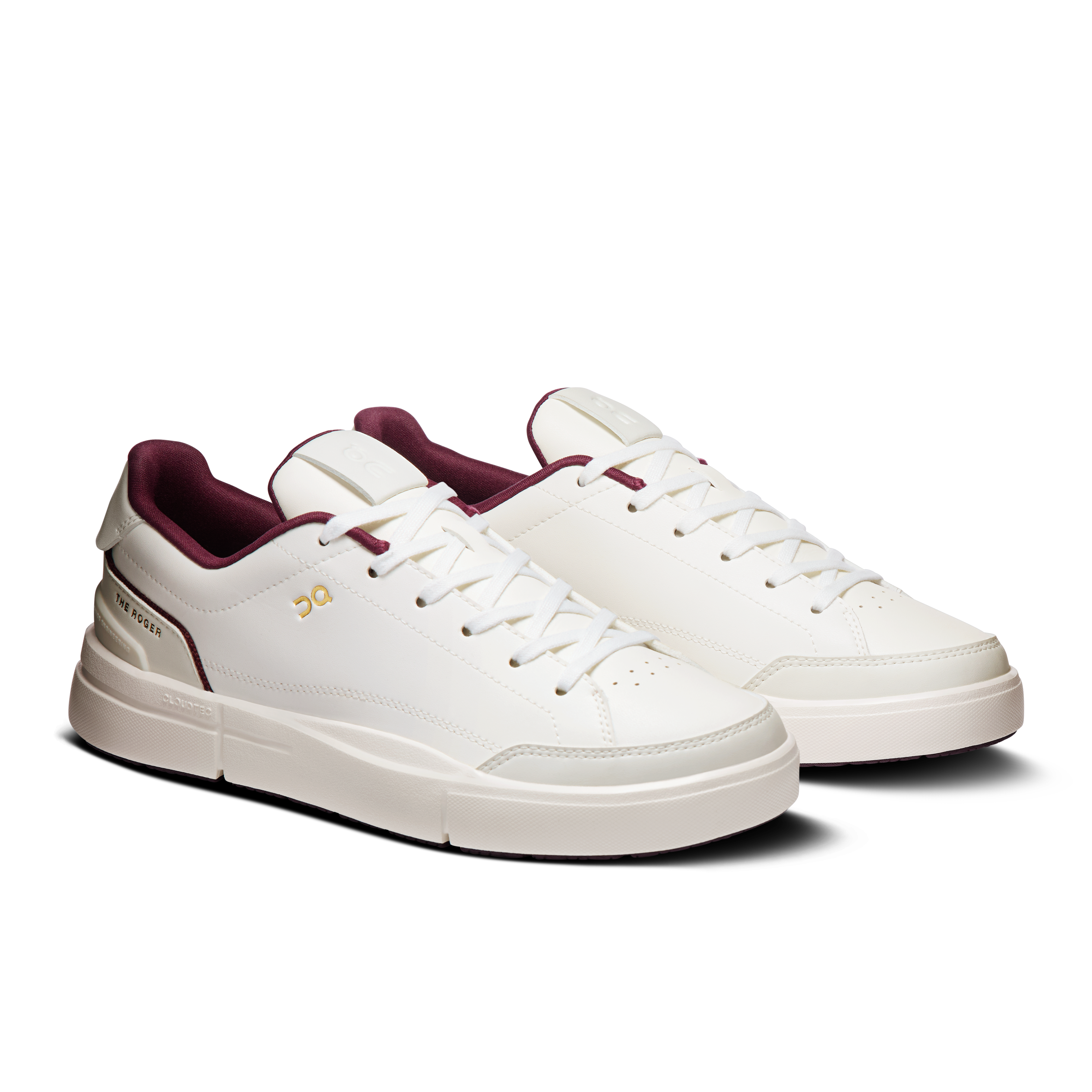 On The Roger Centre Court Ivory Maroon (Women'S)