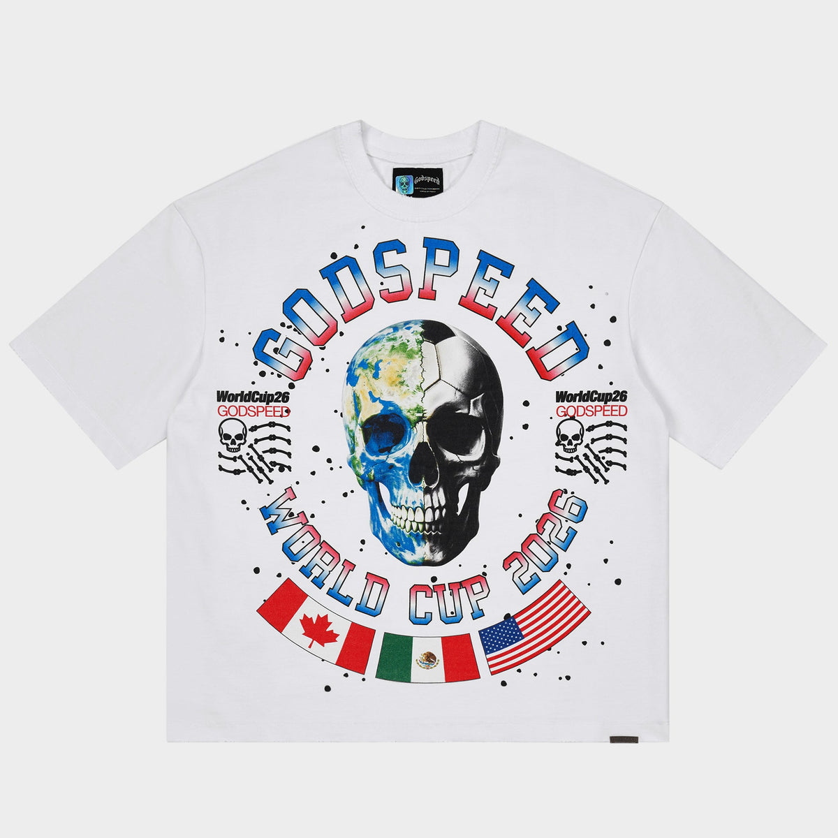 Godspeed Planet Fútbol T-Shirt (White)