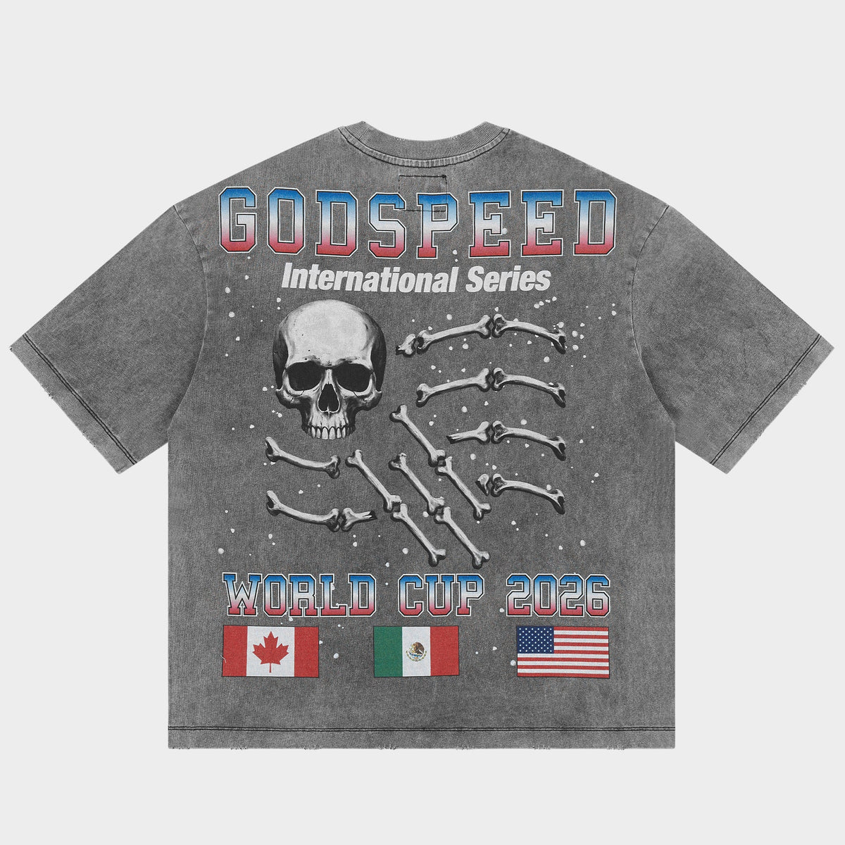 Godspeed Planet Fútbol T-Shirt (Grey)