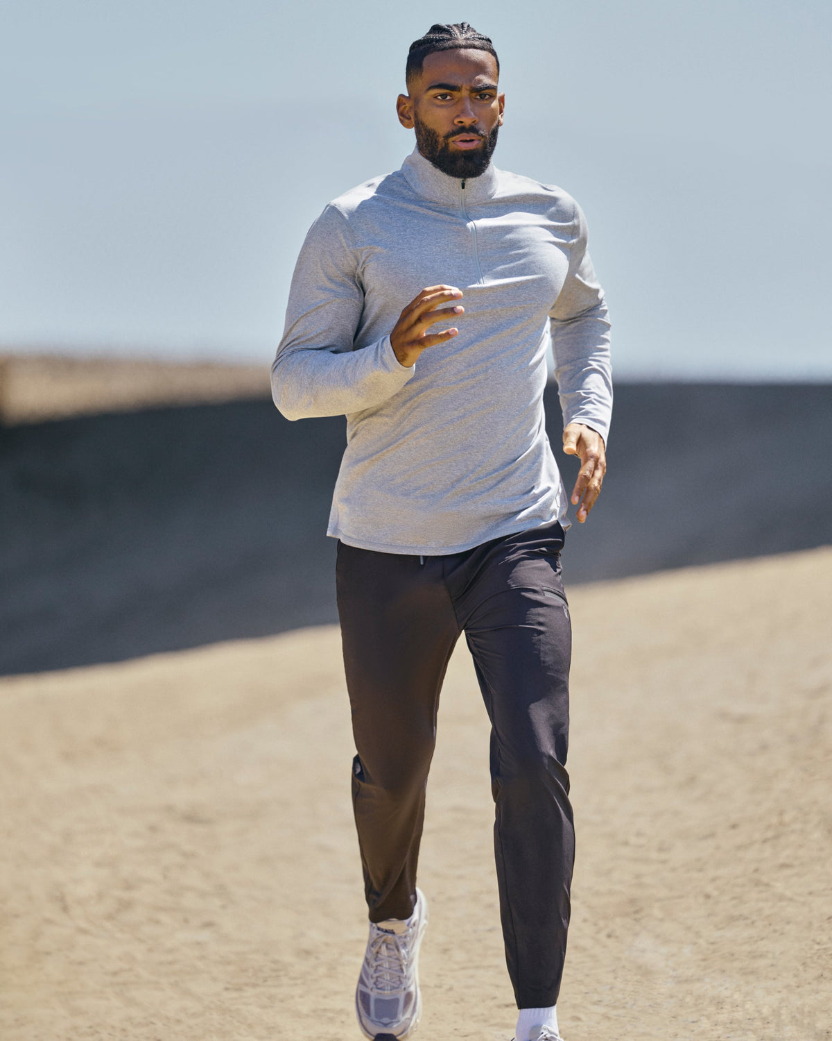 Vuori Ponto Half Zip Mock Neck