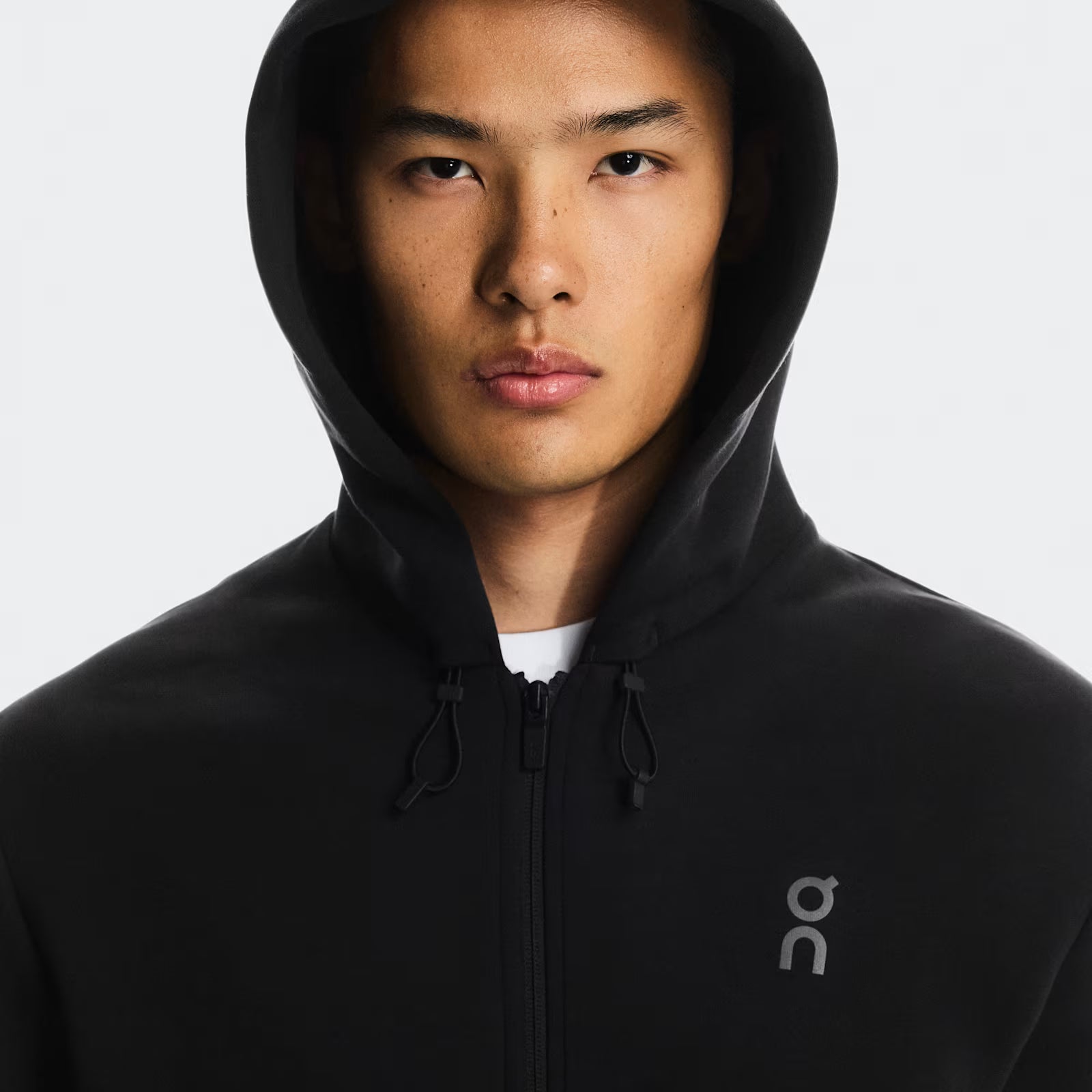 On Focus Tech Zip Hoodie Black