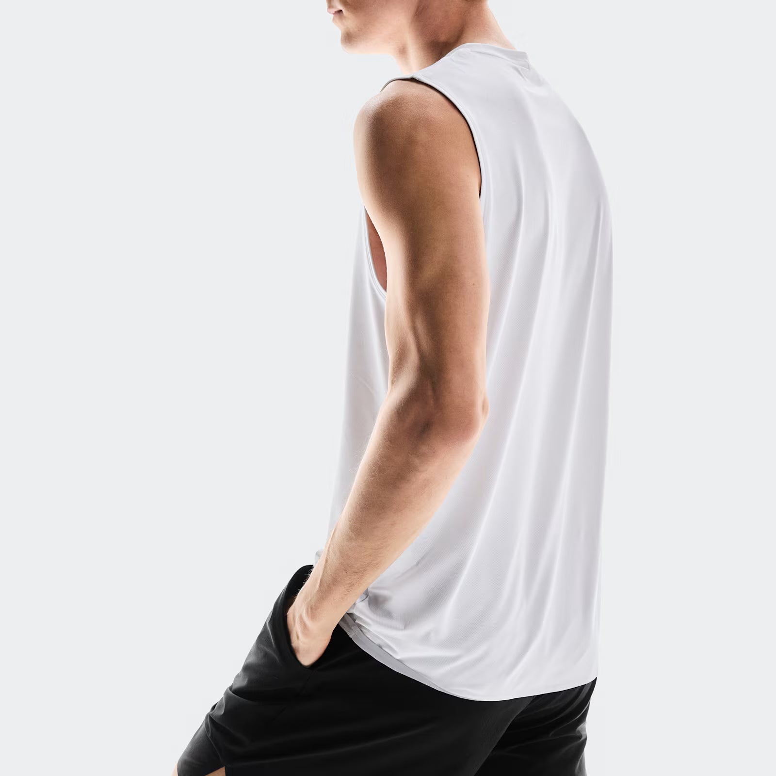 On Court Tank All White