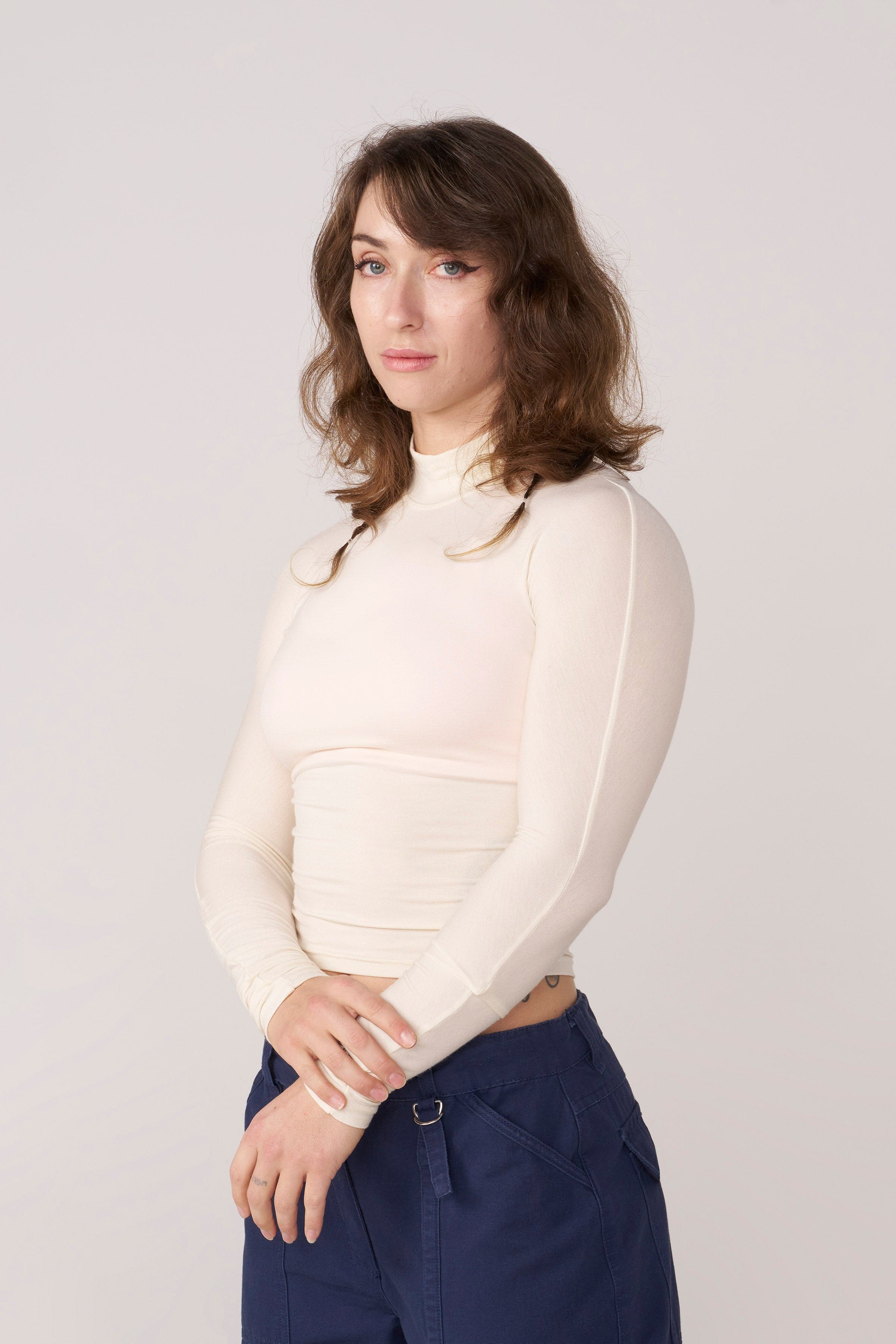 YoungLA W466 Mock It Like Its Hot Top Cream