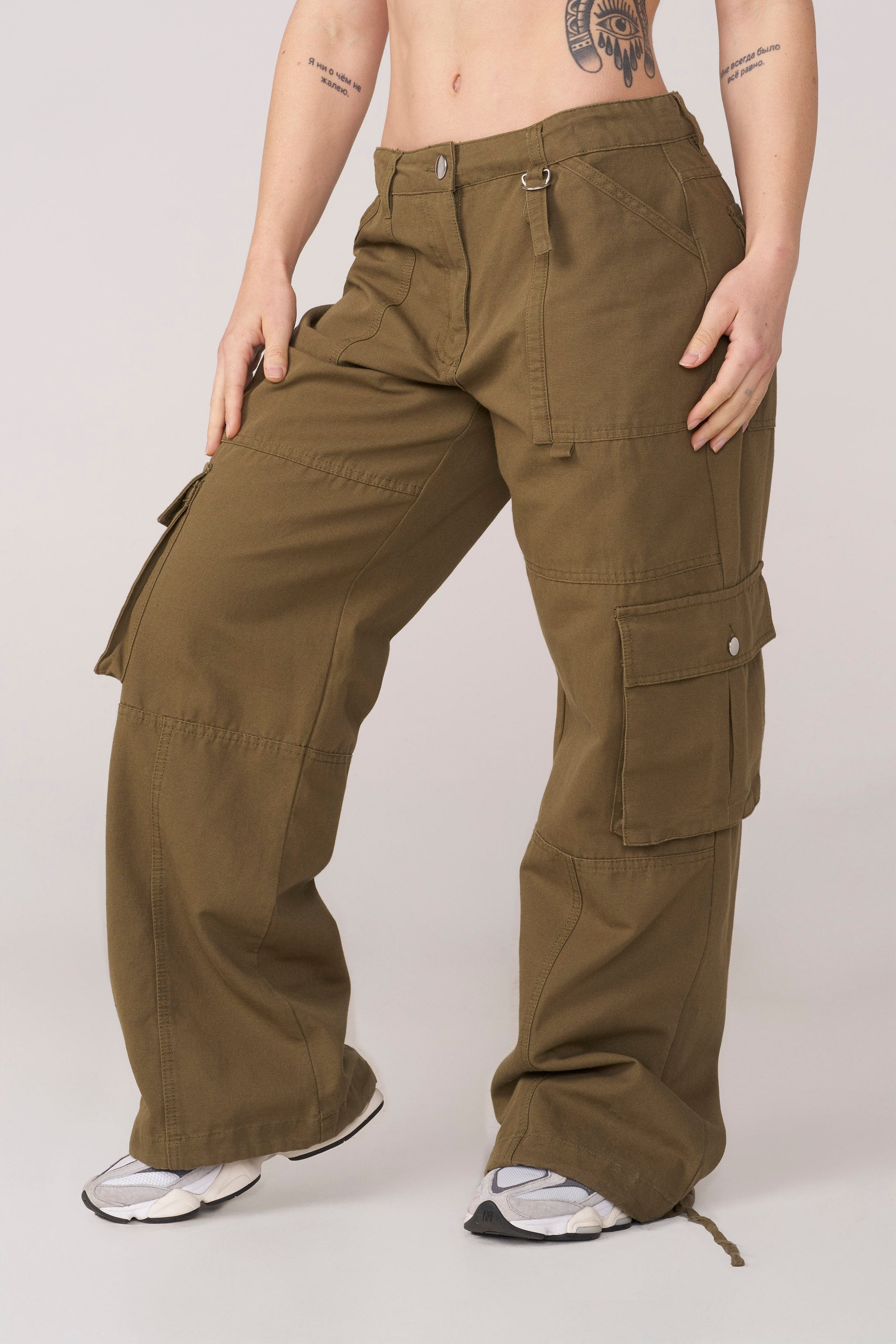 YoungLA W259 LB Cargos Olive