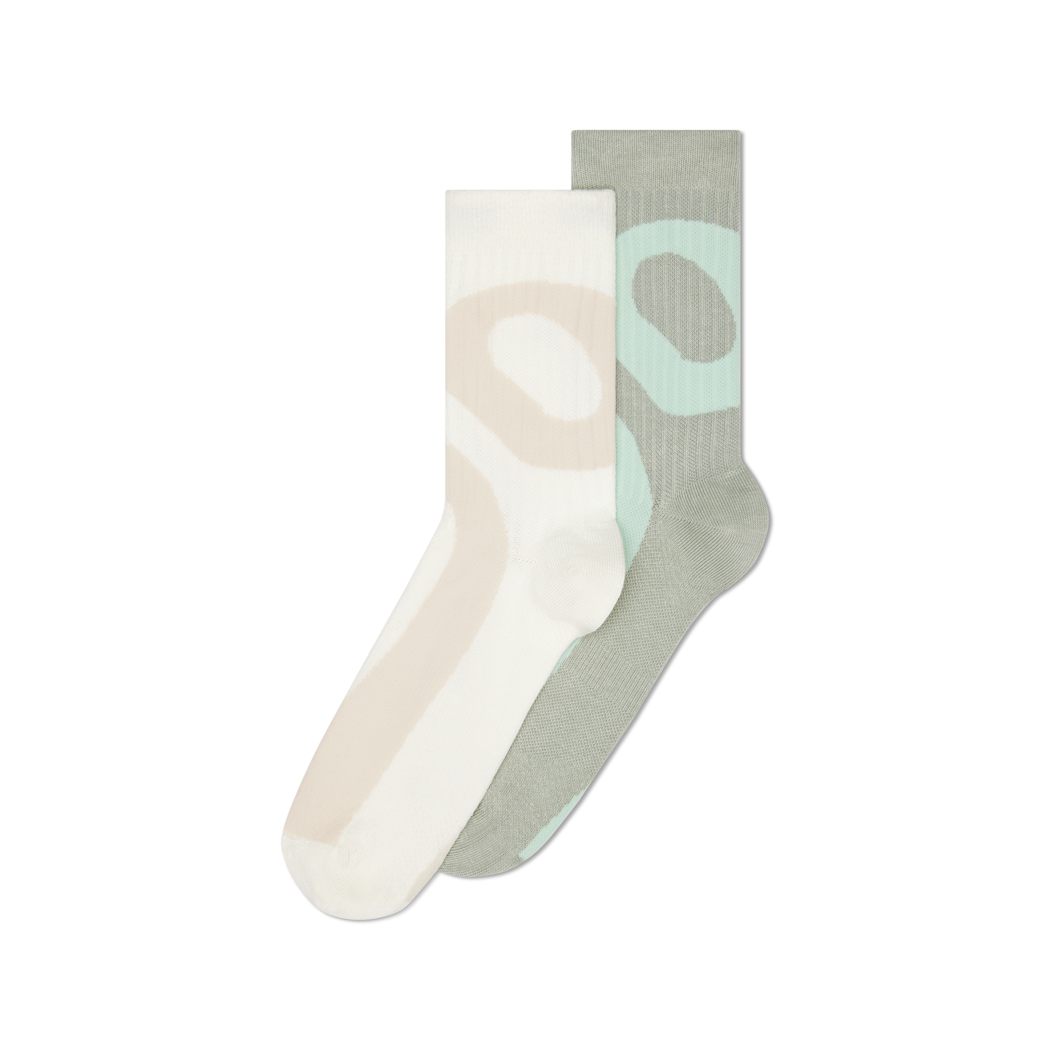On Liquid Logo Sock High 2P Ivory | Tin