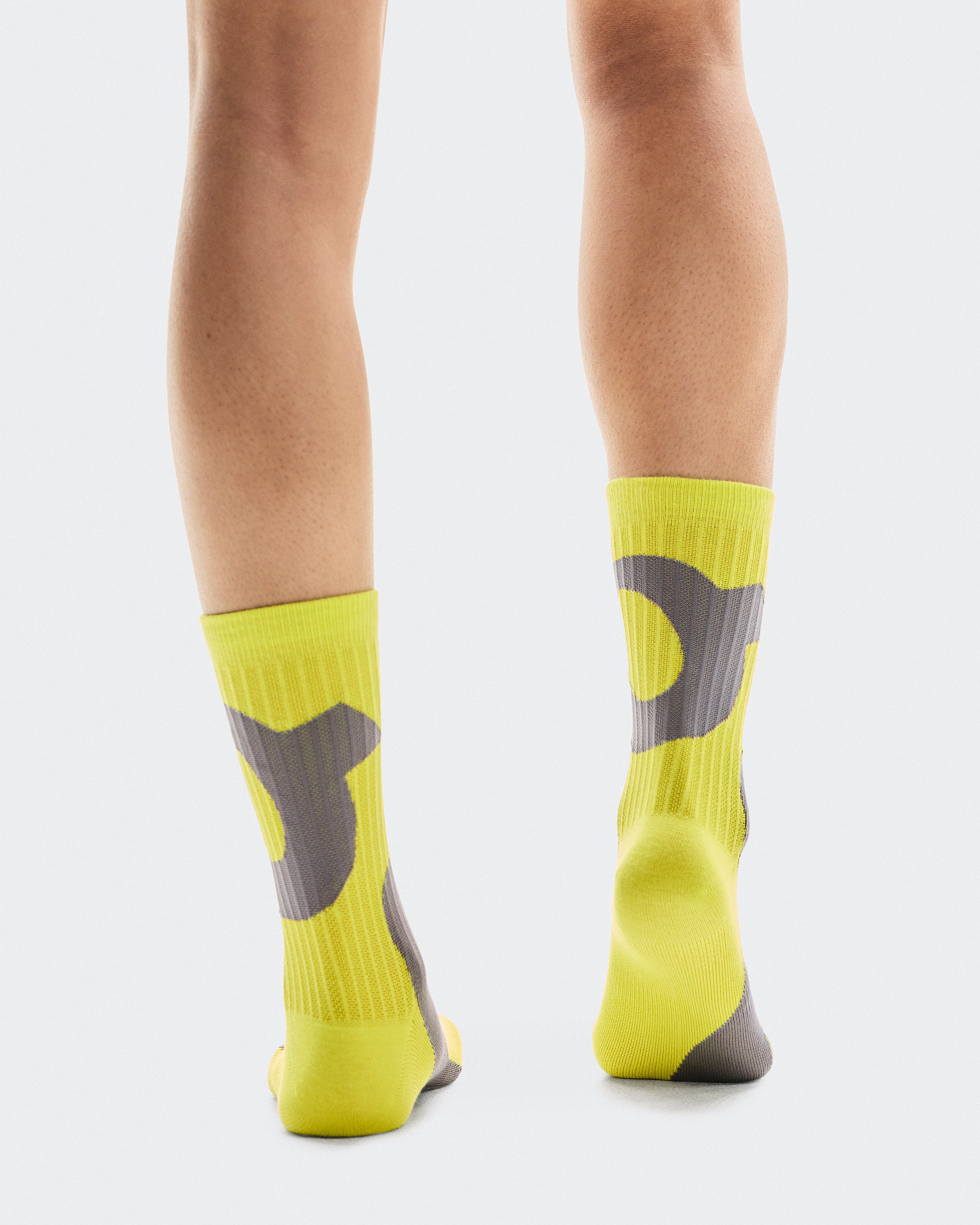 On Liquid Logo Sock High 2P Lime | Eclipse