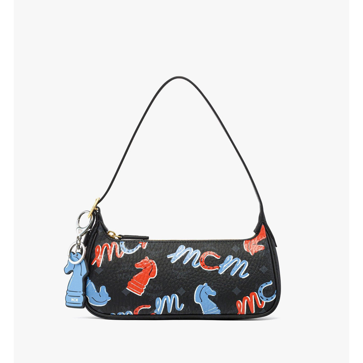 MCM Year of the Horse Aren Shoulder Bag in Visetos