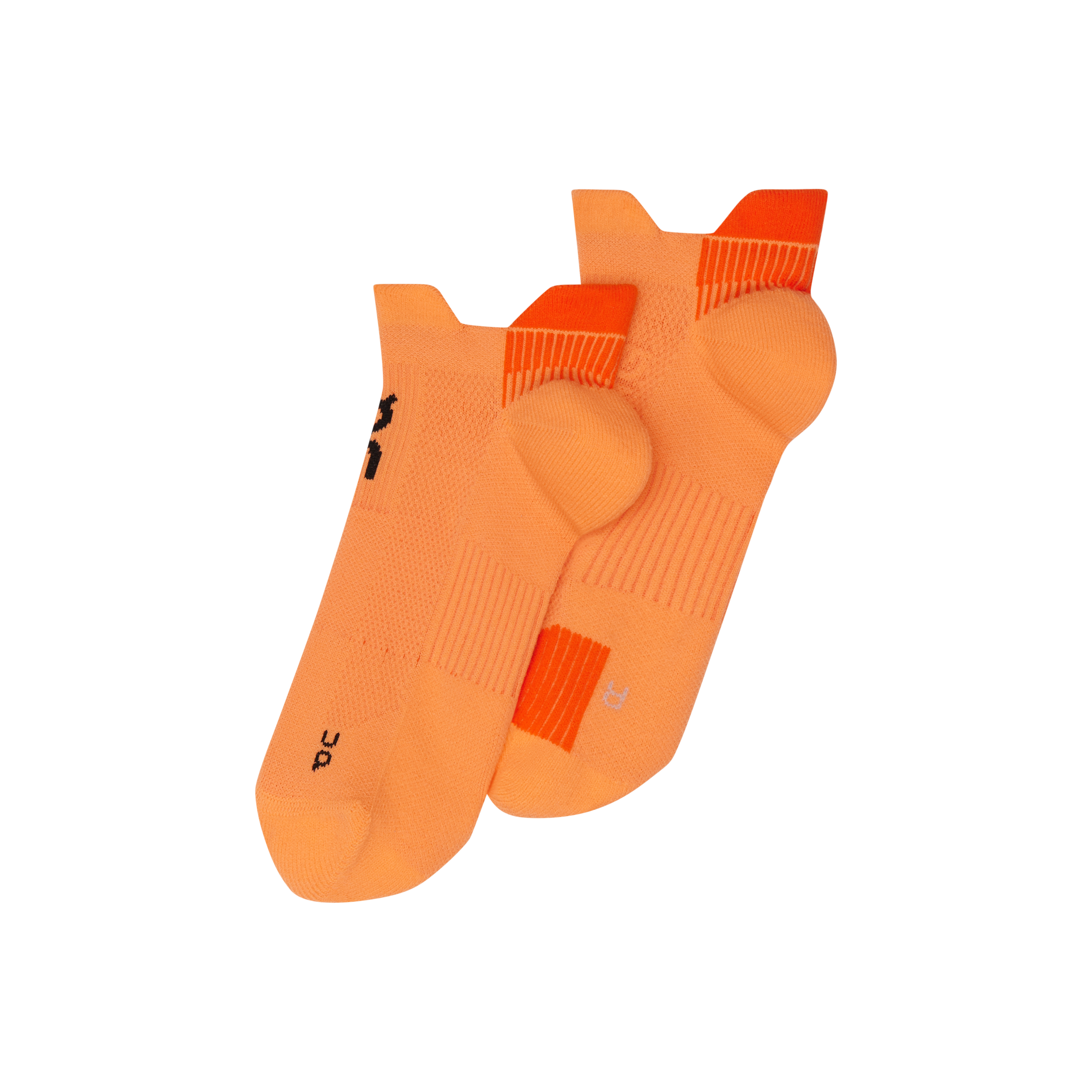 On Performance Run Sock Low Tangerine | Flame