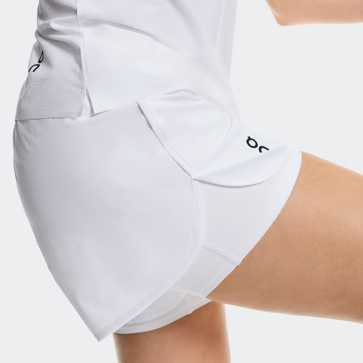 On 3" Court Shorts 2-In-1 White (Women'S)