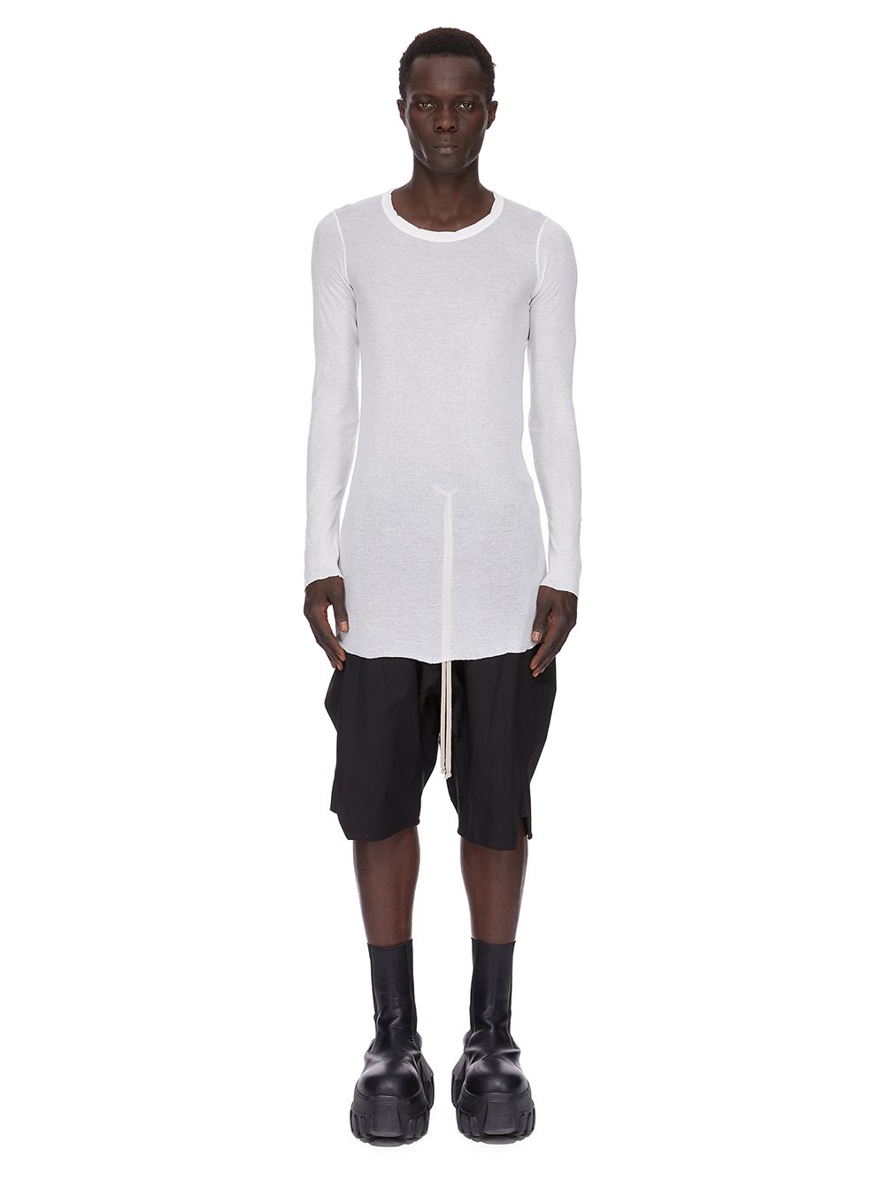 Rick Owens Long Sleeves Rib T