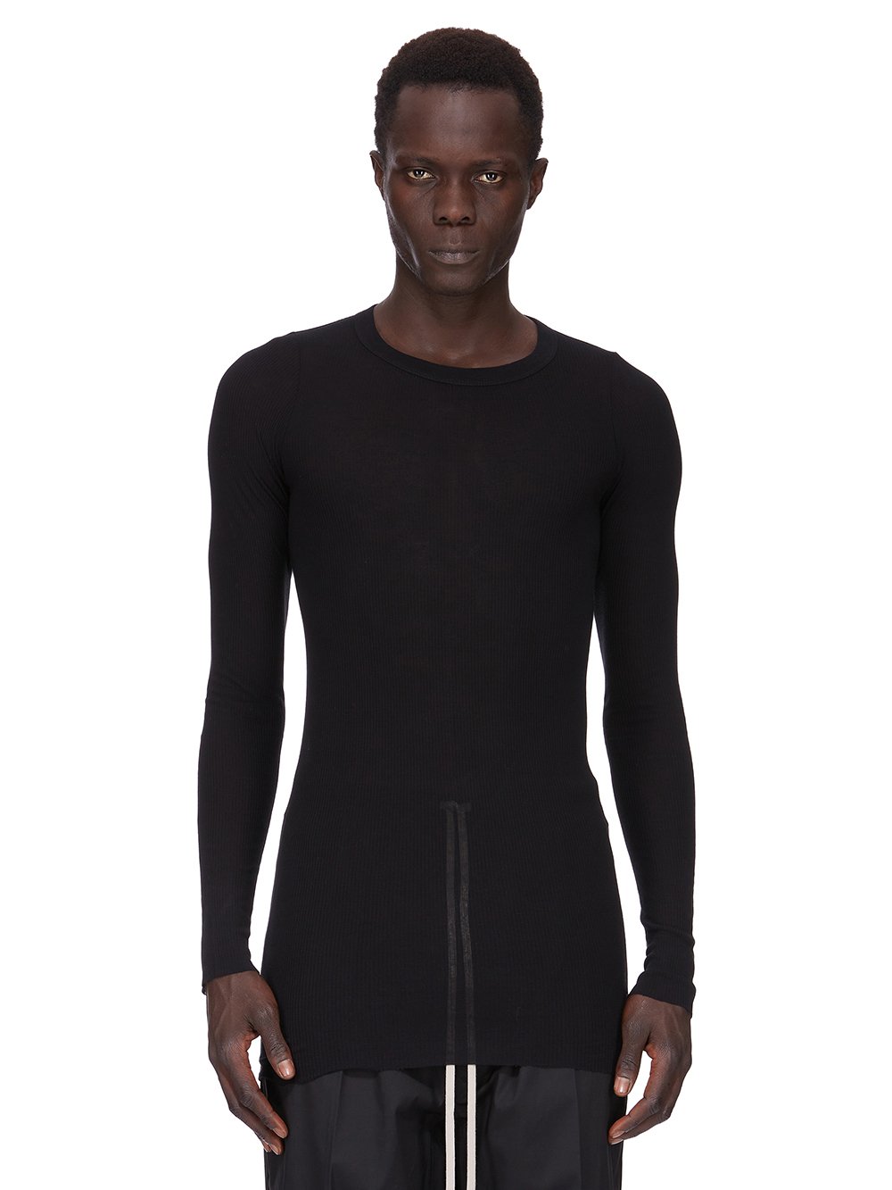 Rick Owens Long Sleeves Rib T