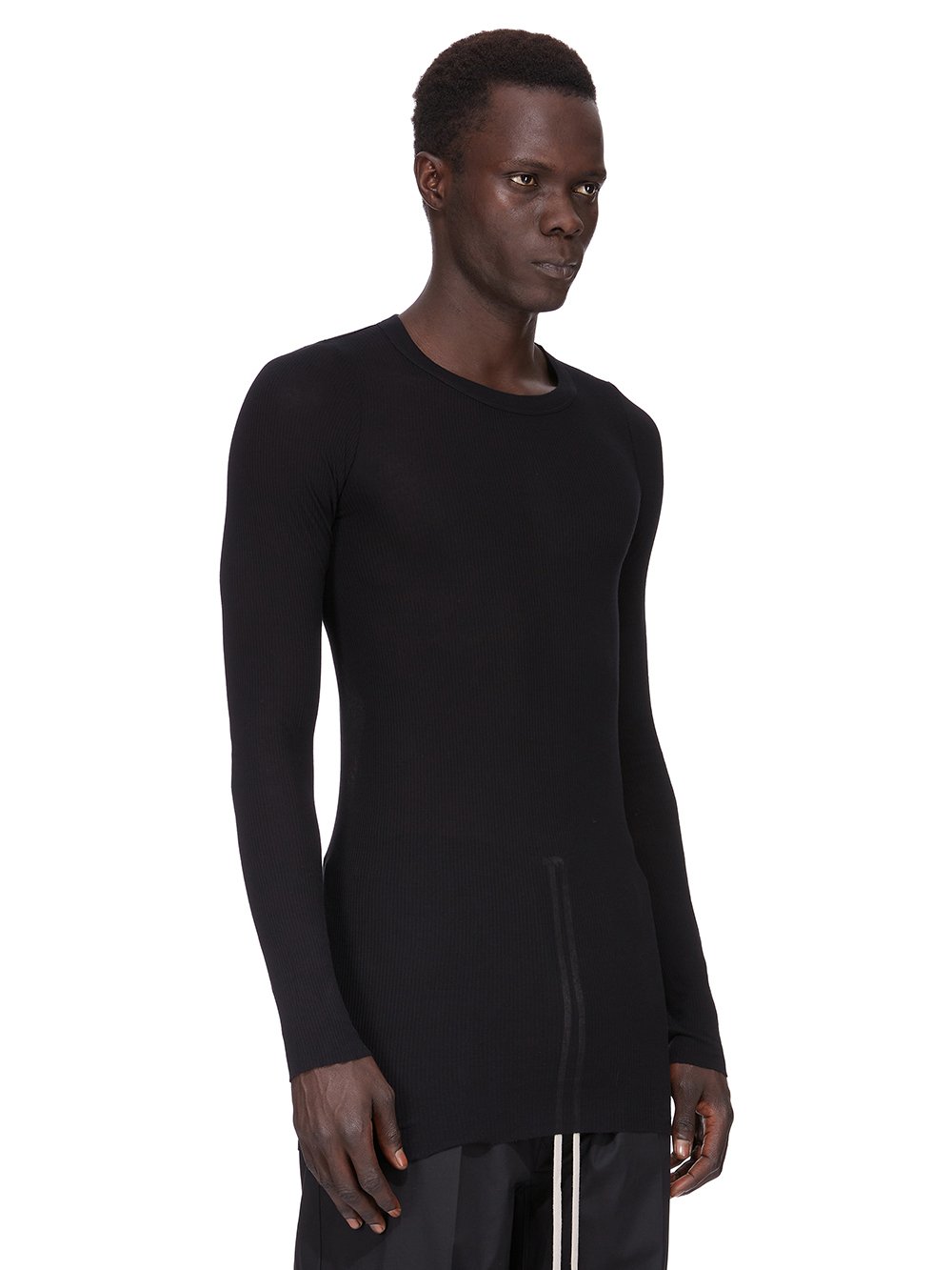 Rick Owens Long Sleeves Rib T