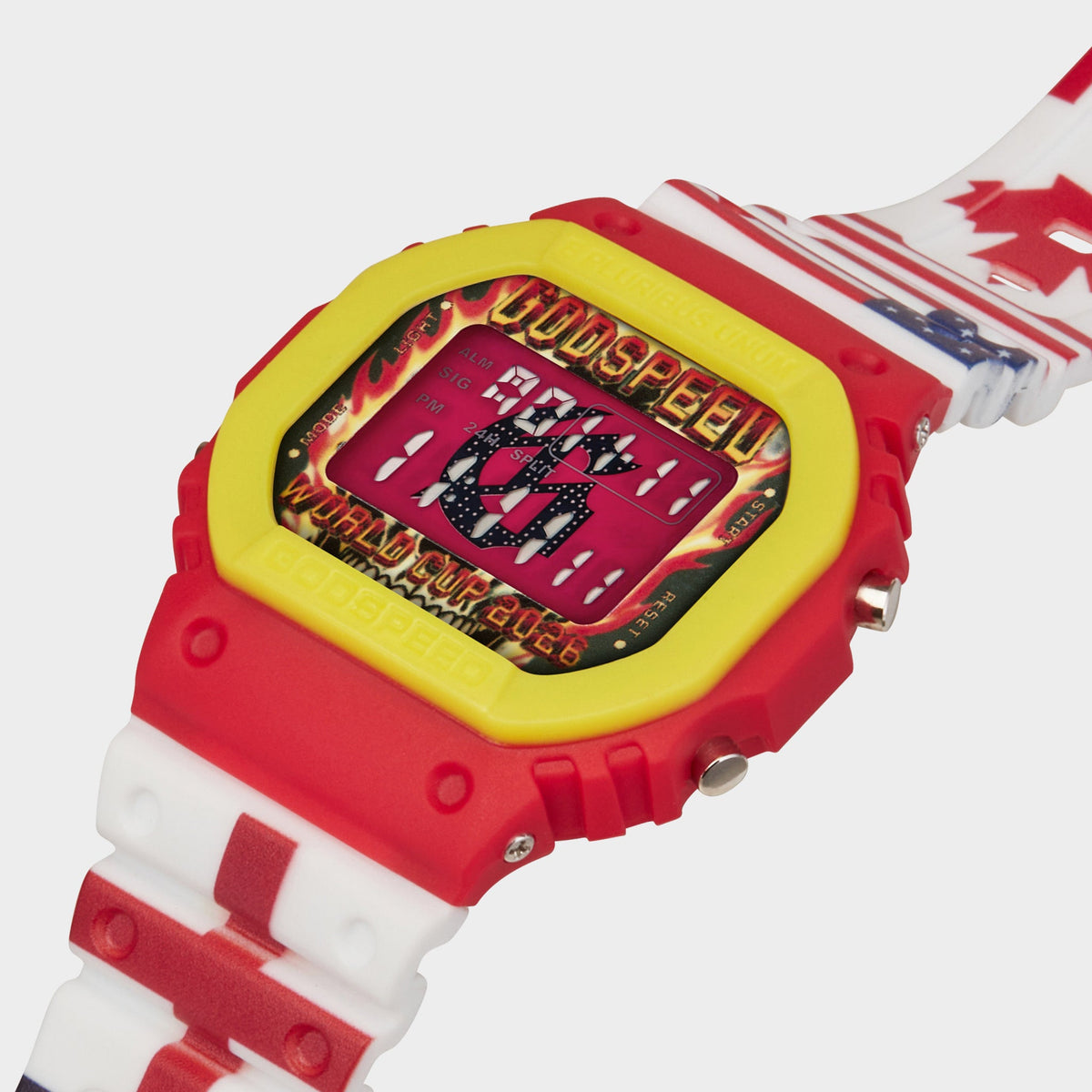 Godspeed GSWC All Nations Chrono (White / Red)