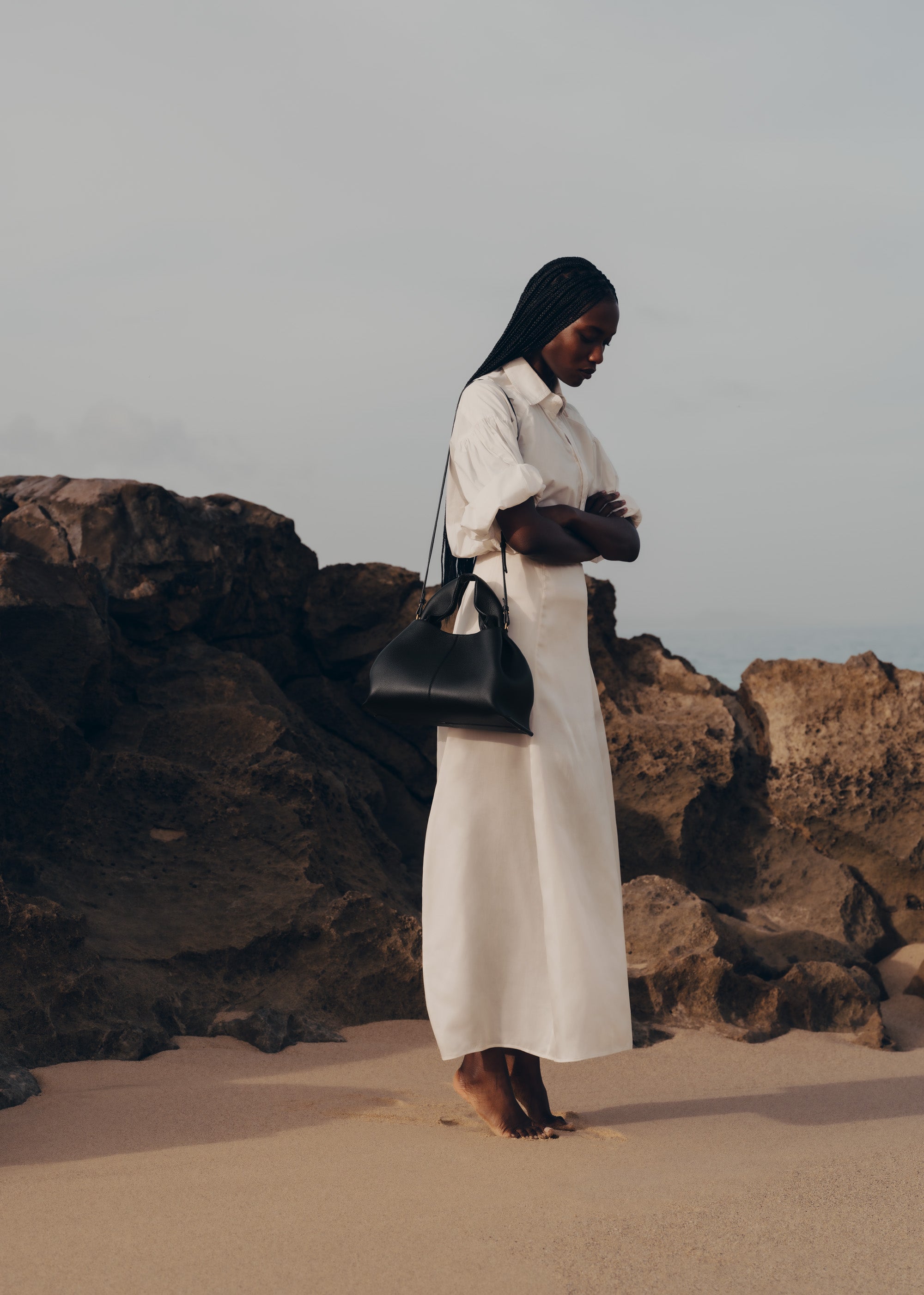 Polene Numero Neuf Textured Black