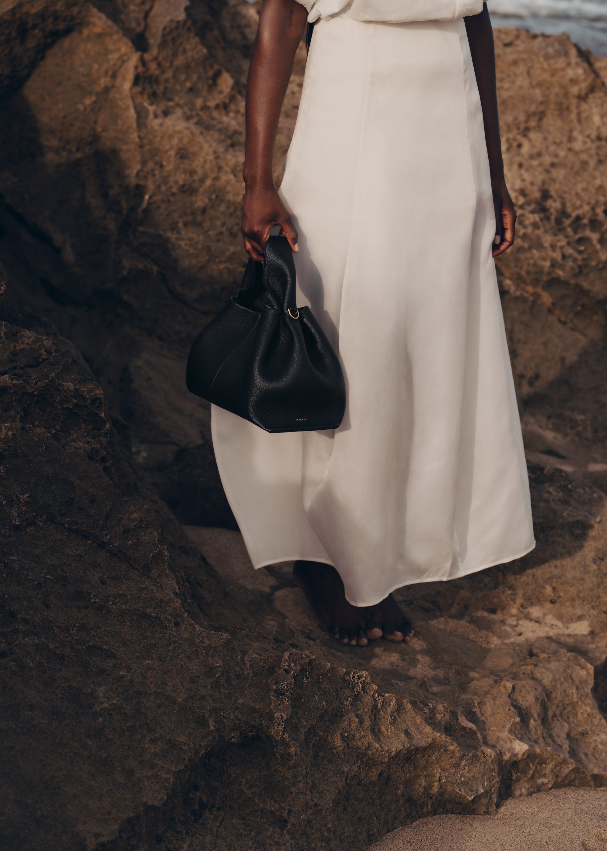 Polene Numero Neuf Textured Black