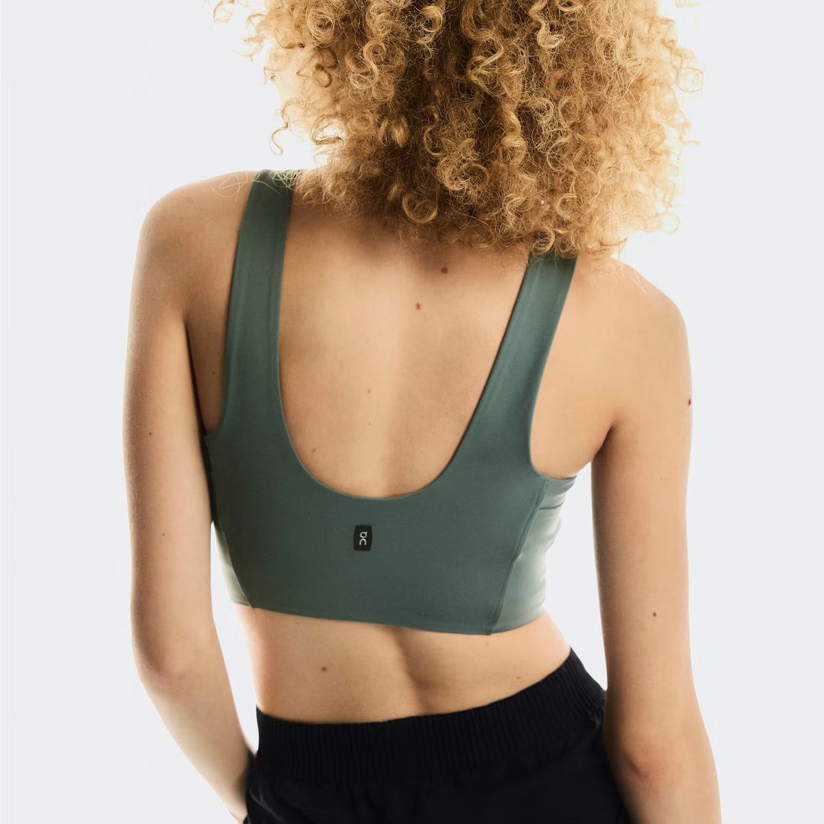 On Core 2-In-1 Crop Olive (Women'S)