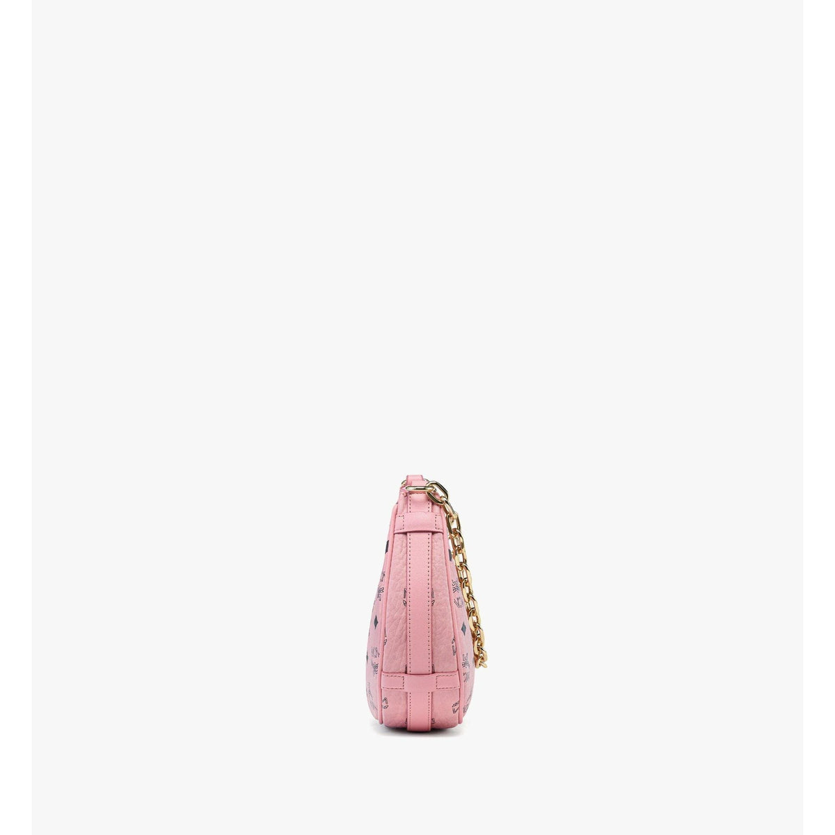 MCM Small Aren Crescent Hobo Bag in Visetos