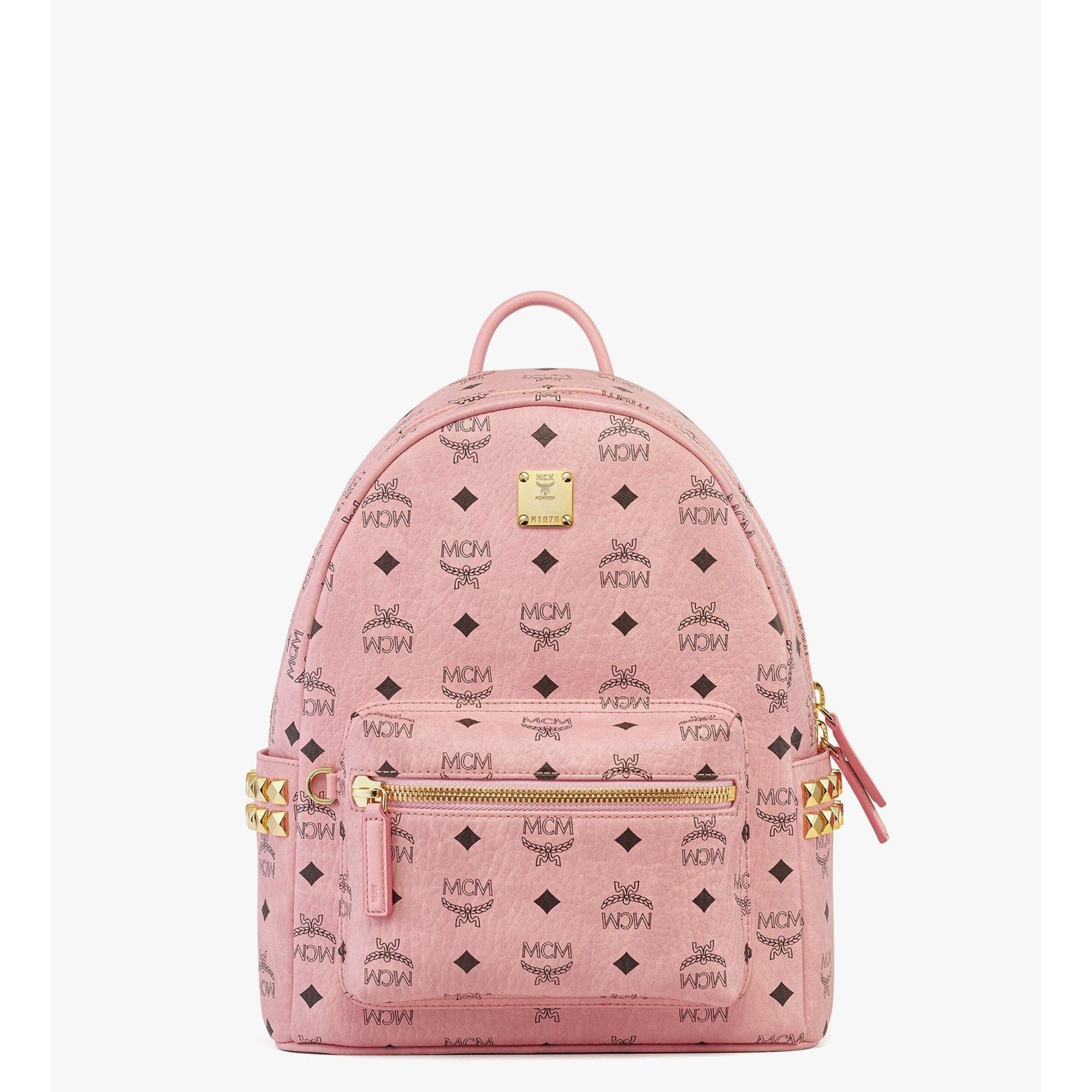 MCM Stark Side Studs Backpack in Visetos