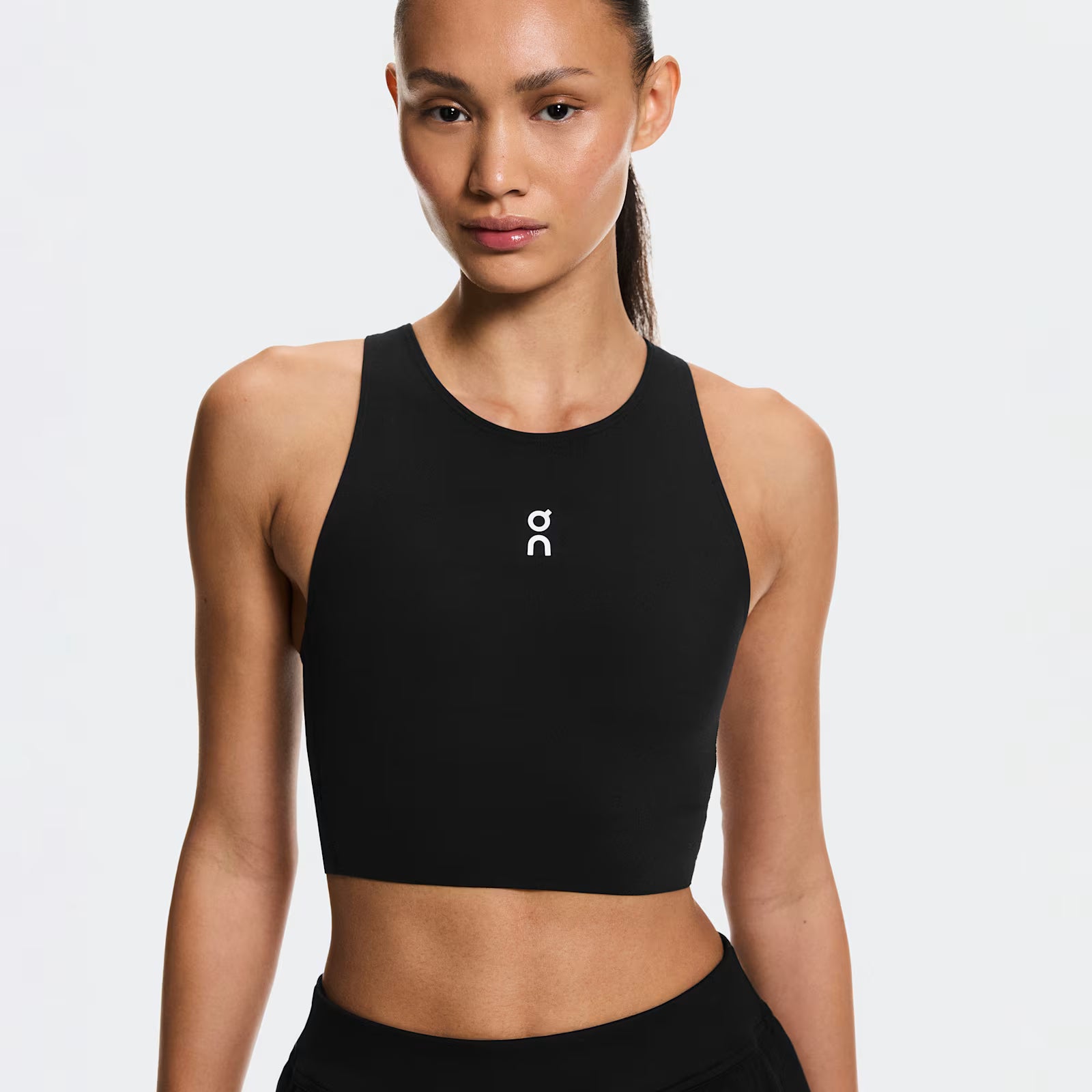 On Court Crop Top Black (Women'S)