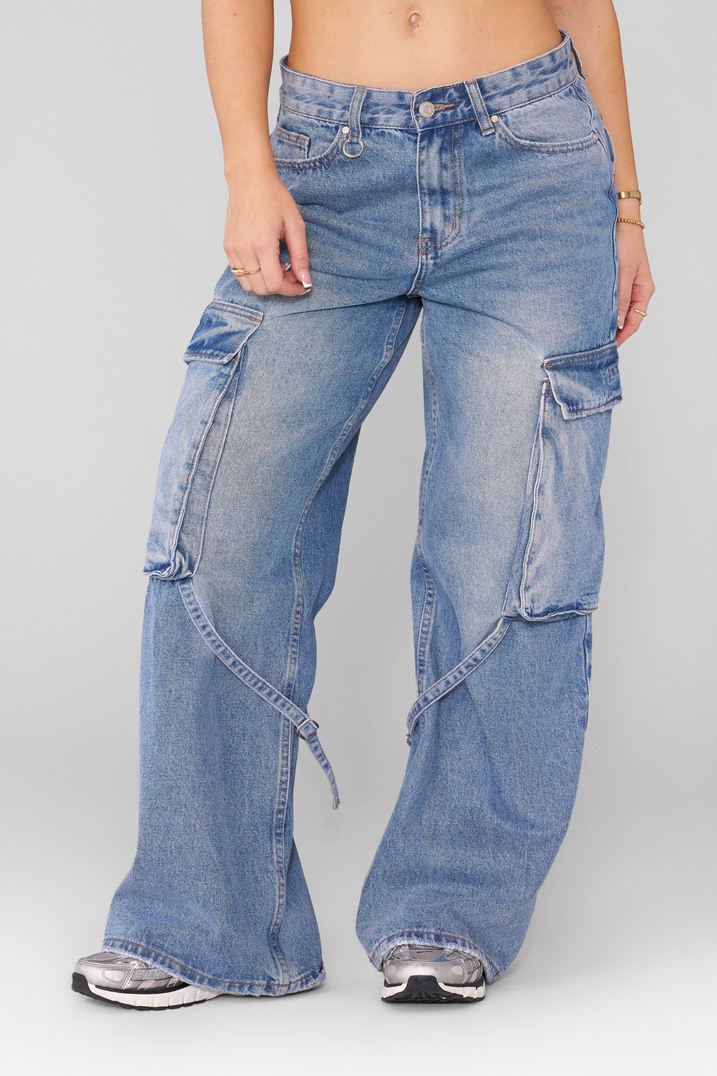 YoungLA W276 Dominate Jeans Blue