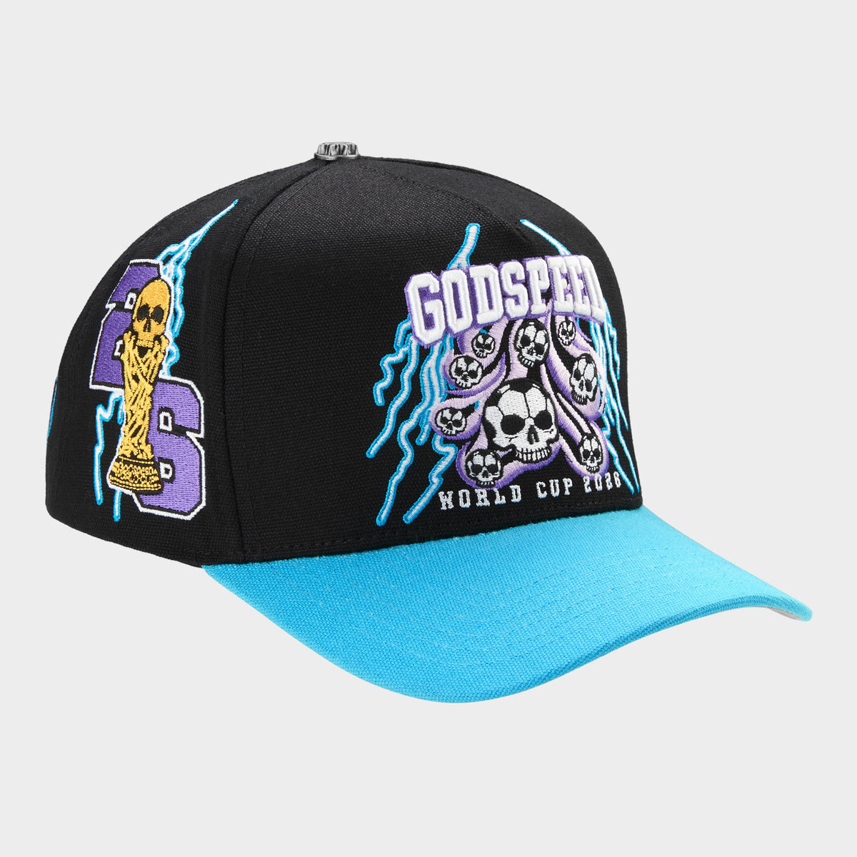 Godspeed '26 GSWC Voltage Hat (Black / Aqua)