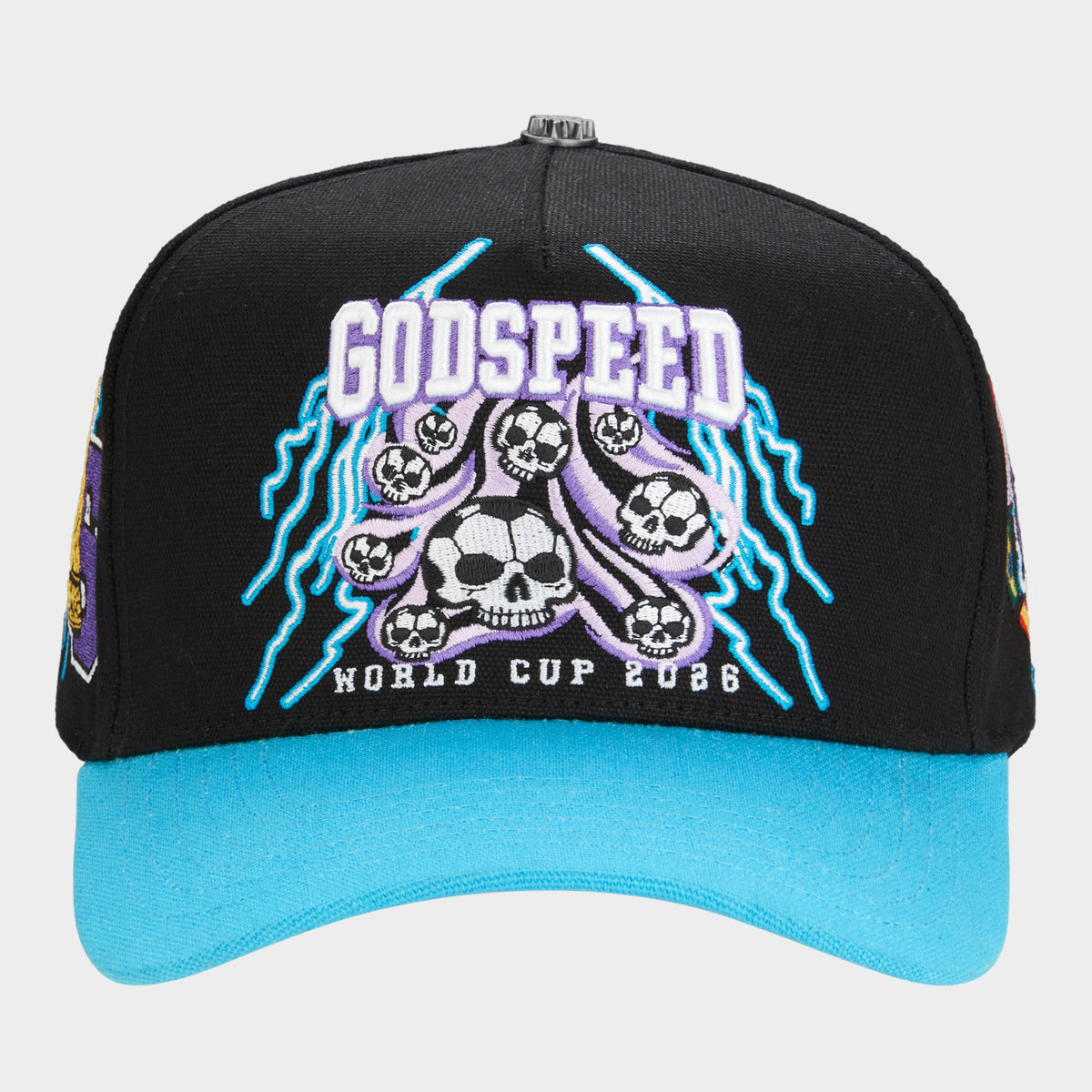 Godspeed '26 GSWC Voltage Hat (Black / Aqua)