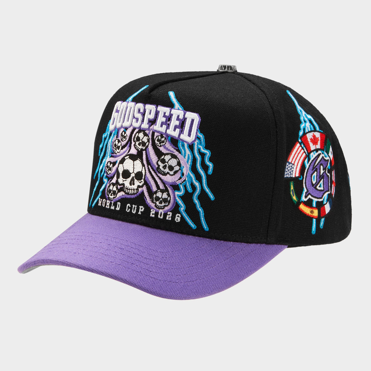Godspeed '26 GSWC Voltage Hat (Black / Purple)