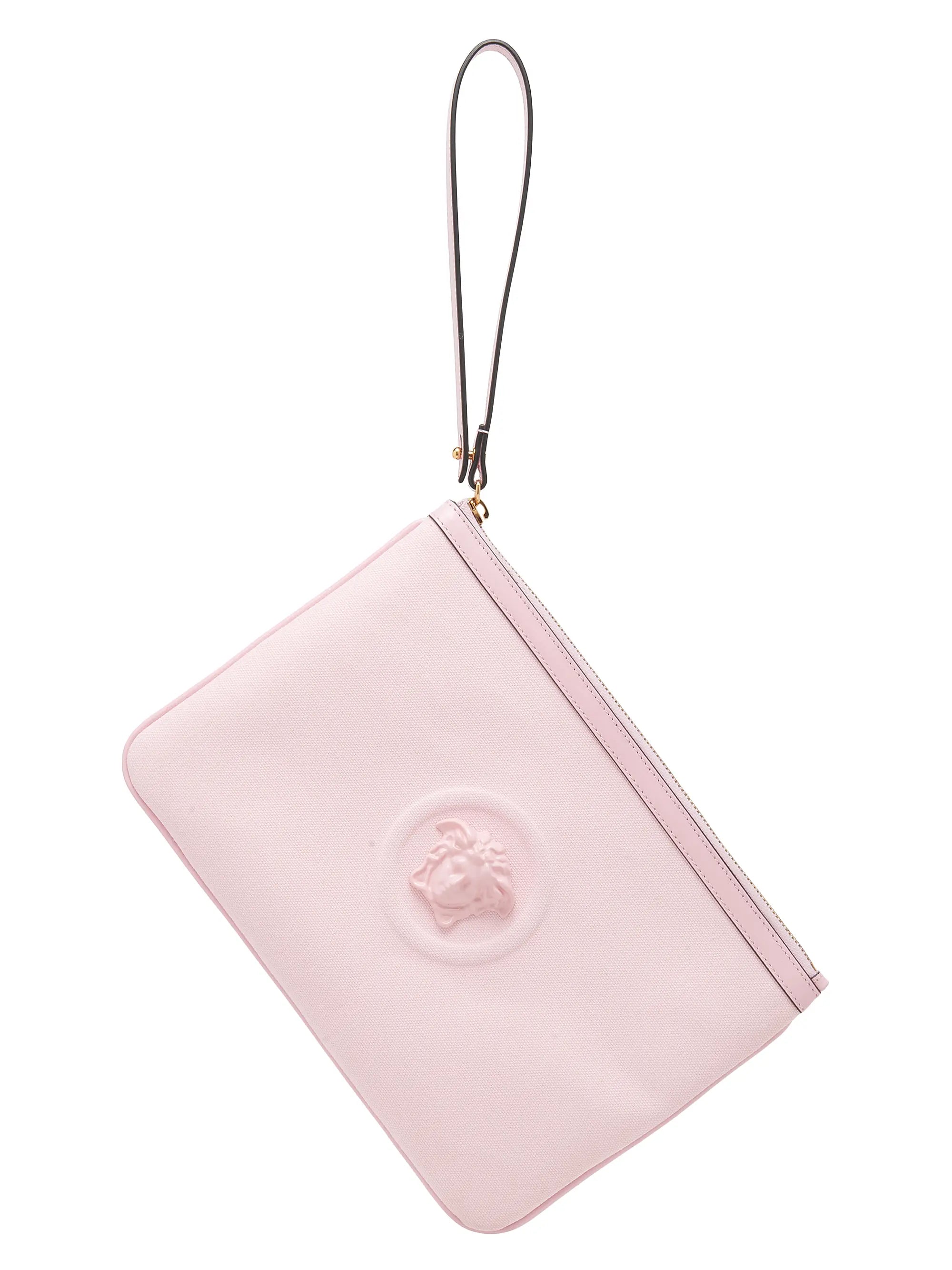 Versace Logo Canvas Tote
