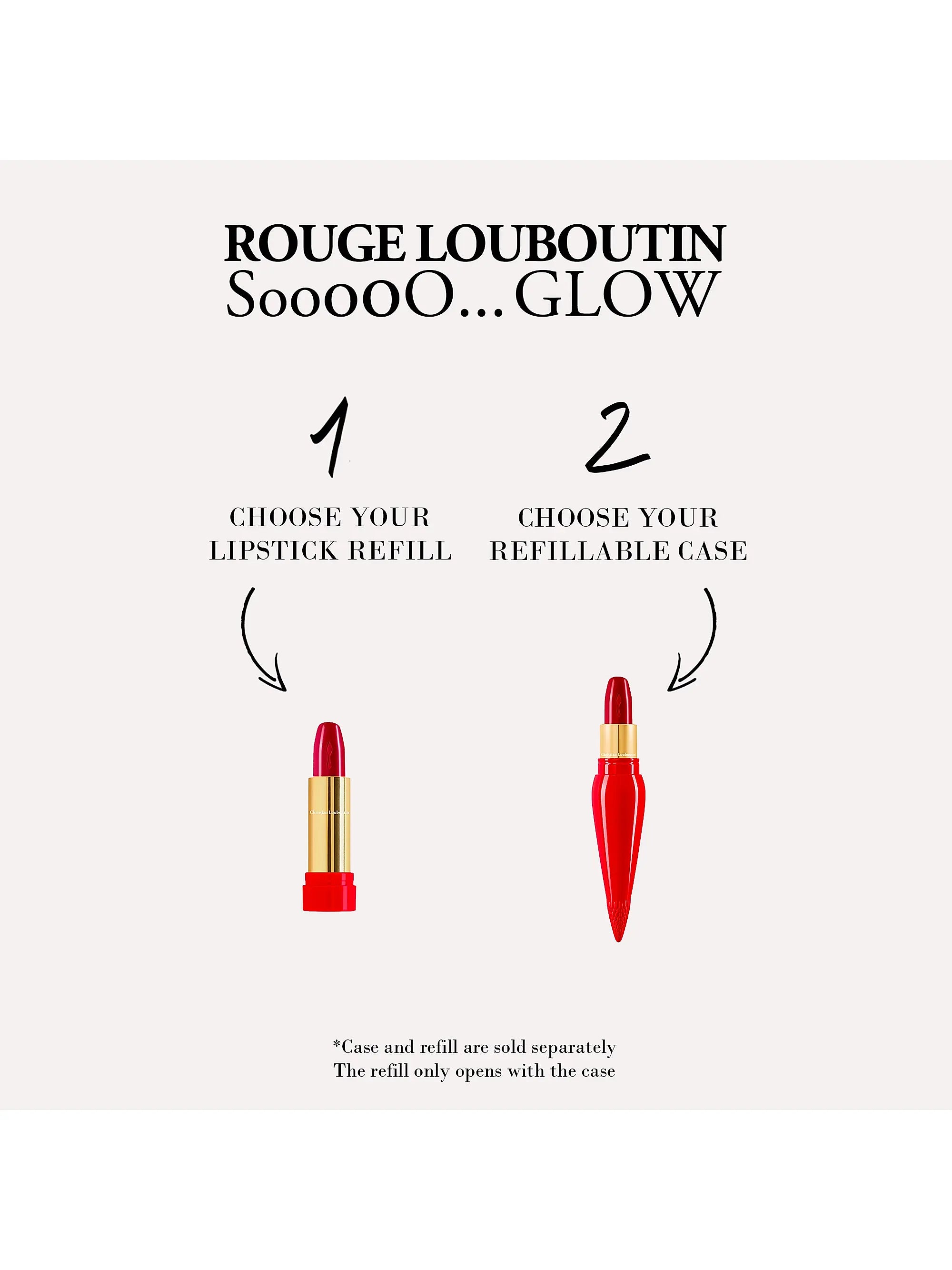 Christian Louboutin Sooooo... Glow Refillable Lipstick Case