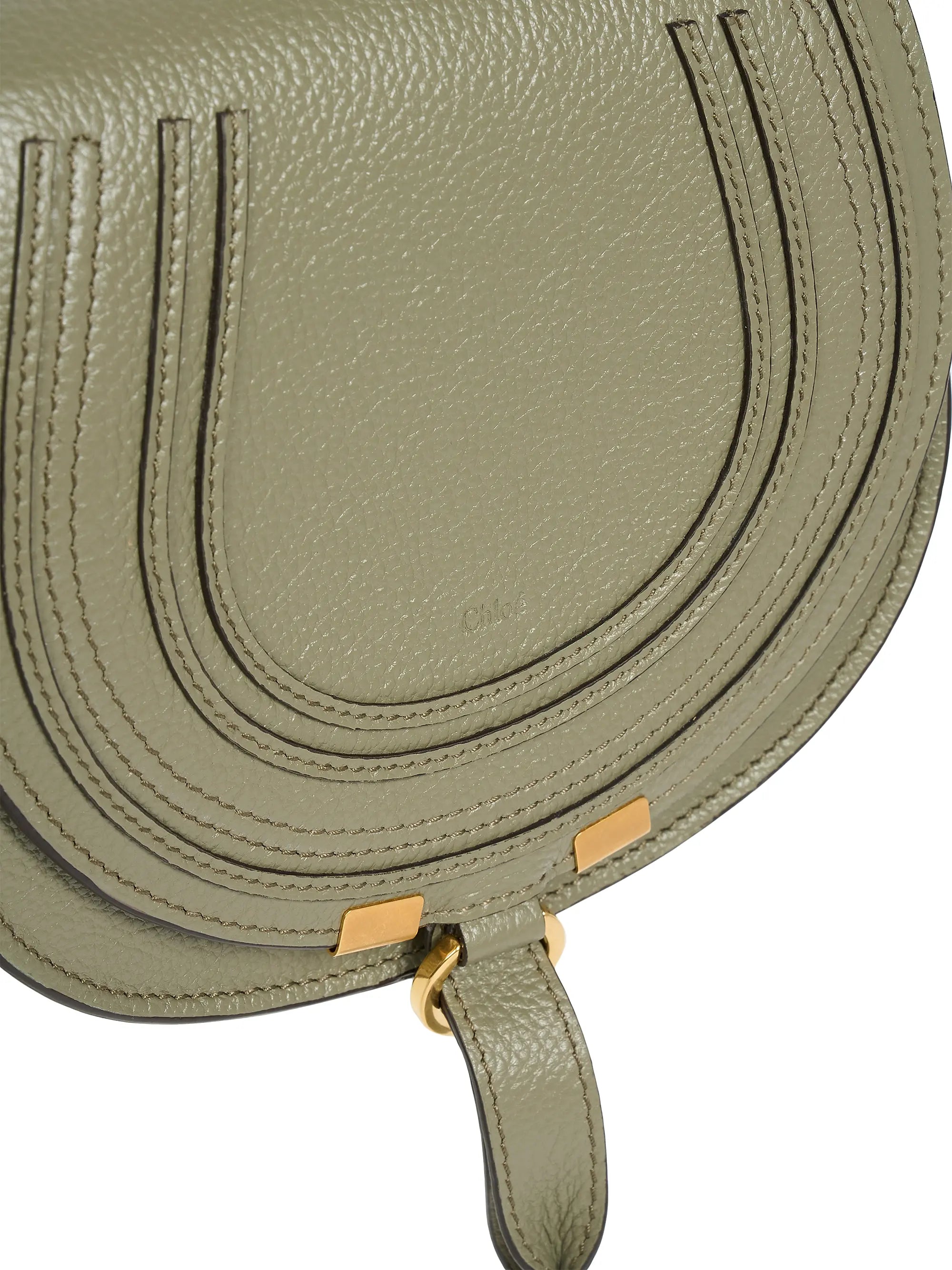 Chloé Mini Marcie Leather Saddle Bag