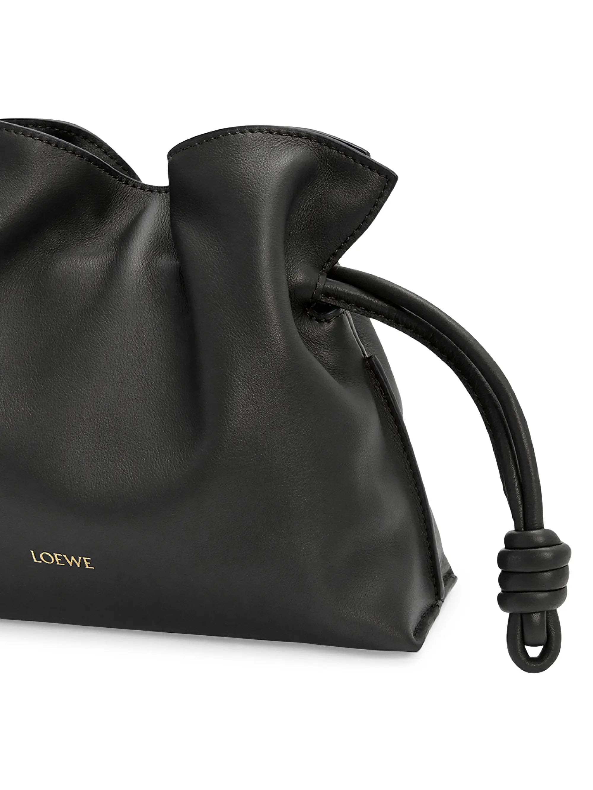 LOEWE Flamenco Mini Leather Clutch