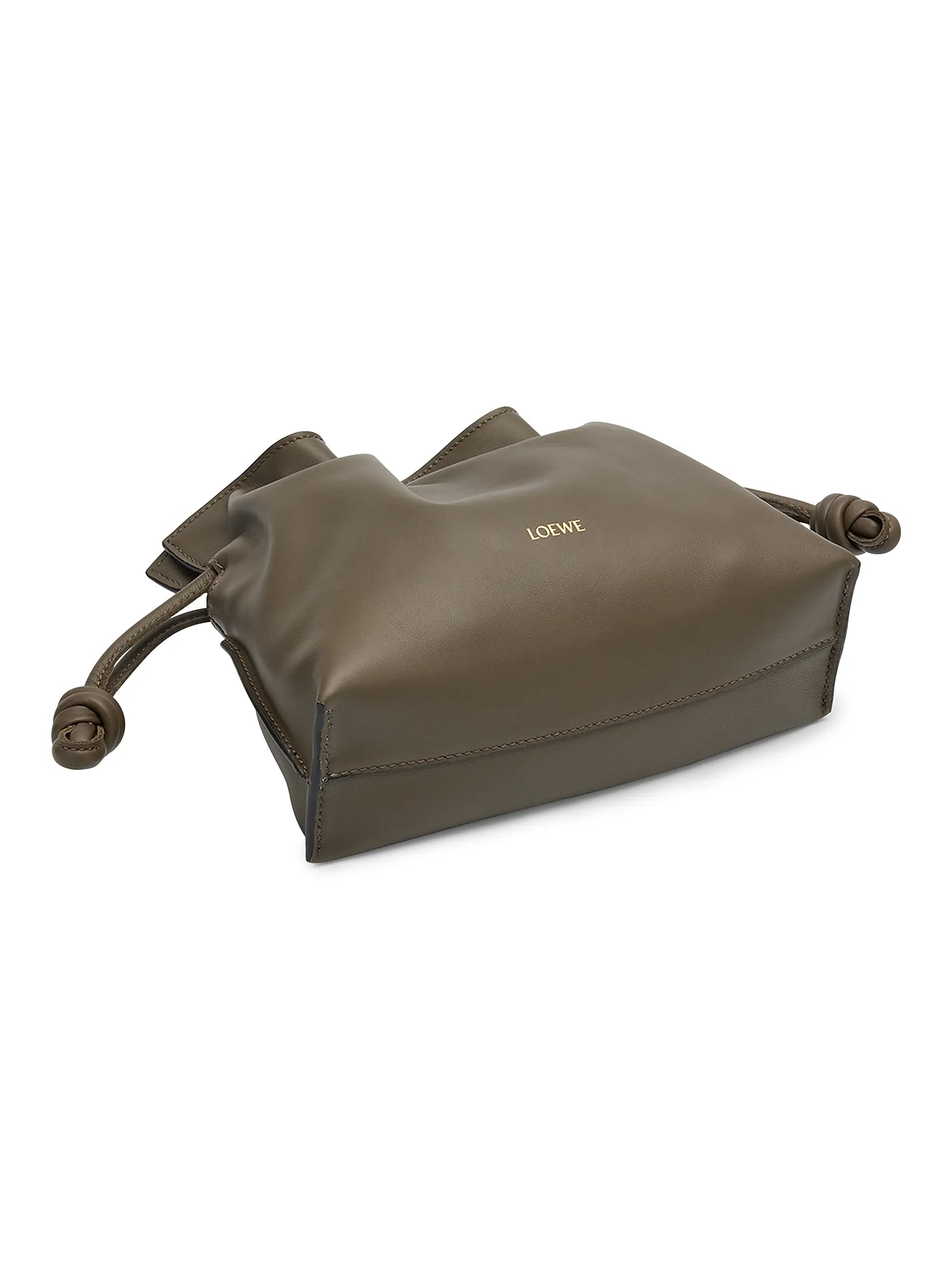 LOEWE Flamenco Mini Leather Clutch