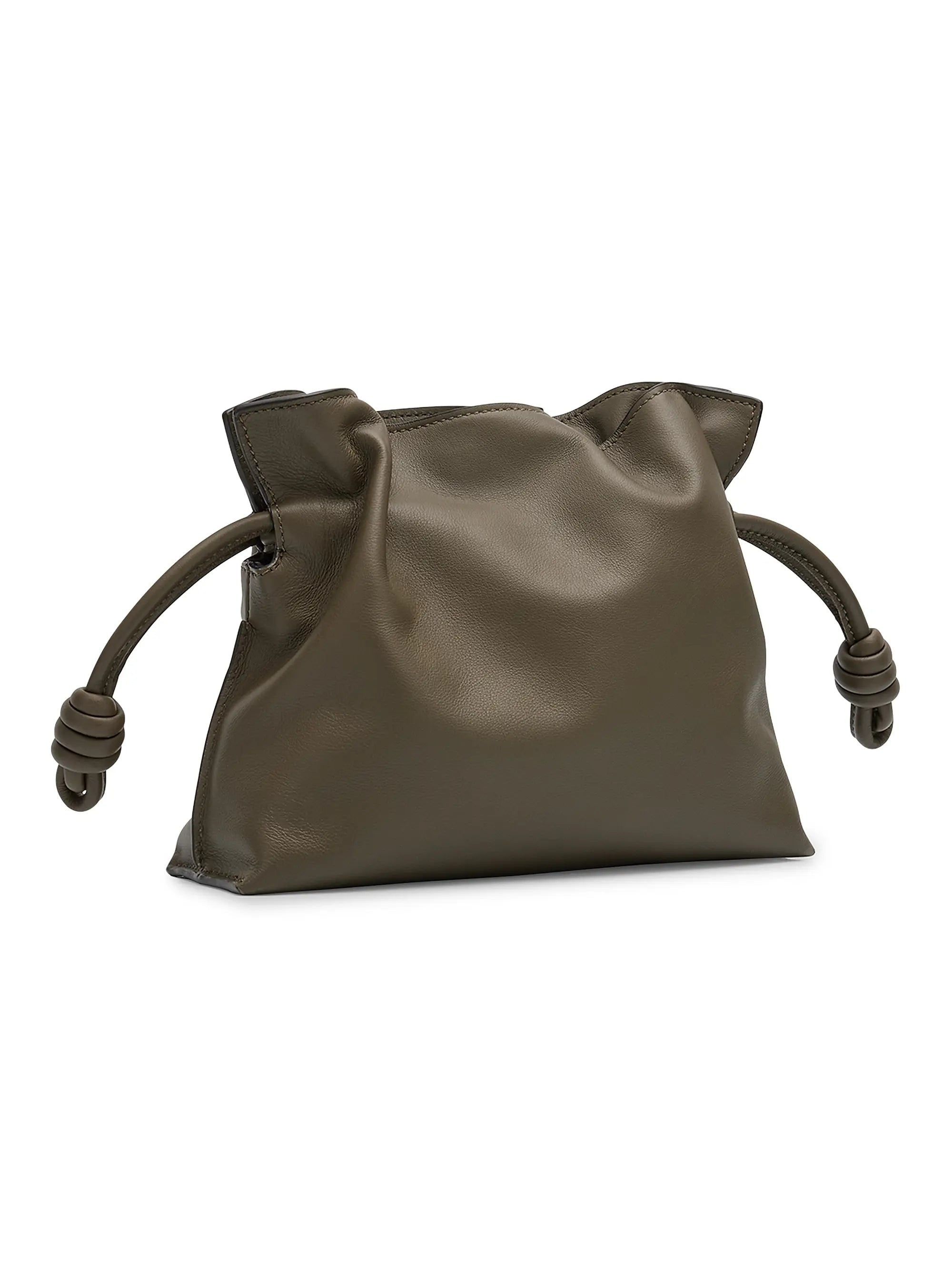 LOEWE Flamenco Mini Leather Clutch