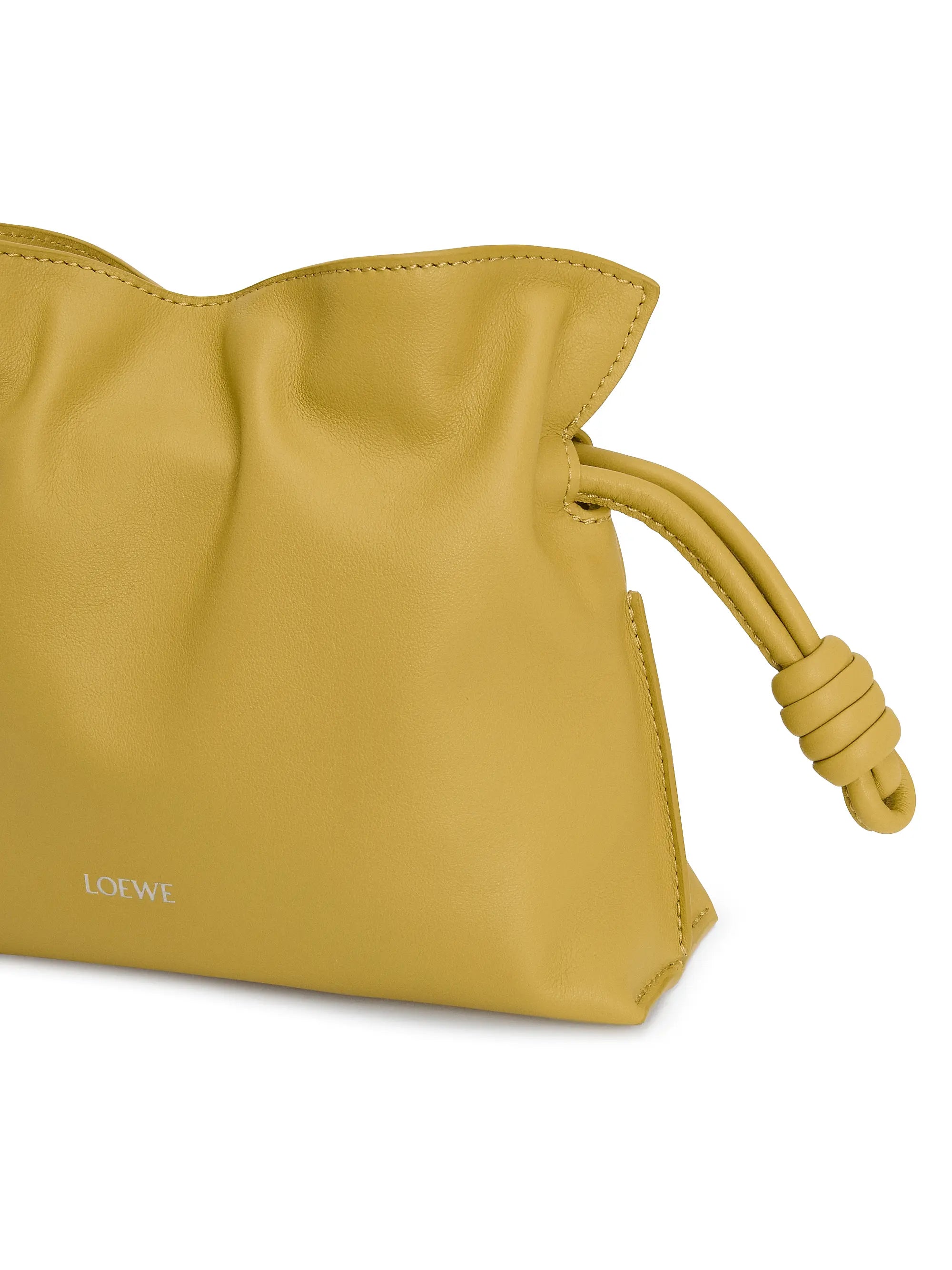 LOEWE Flamenco Mini Leather Clutch