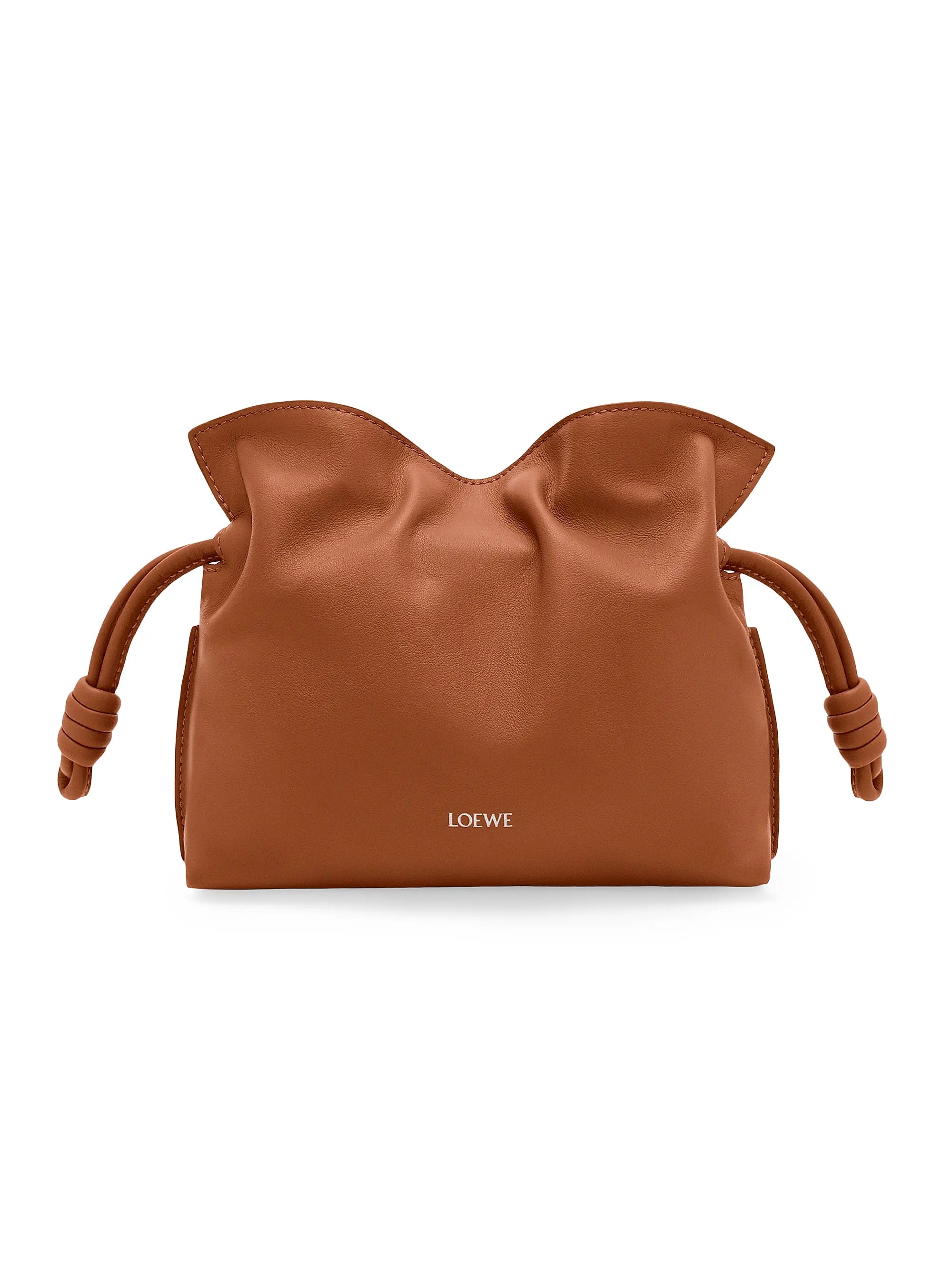 LOEWE Flamenco Mini Leather Clutch