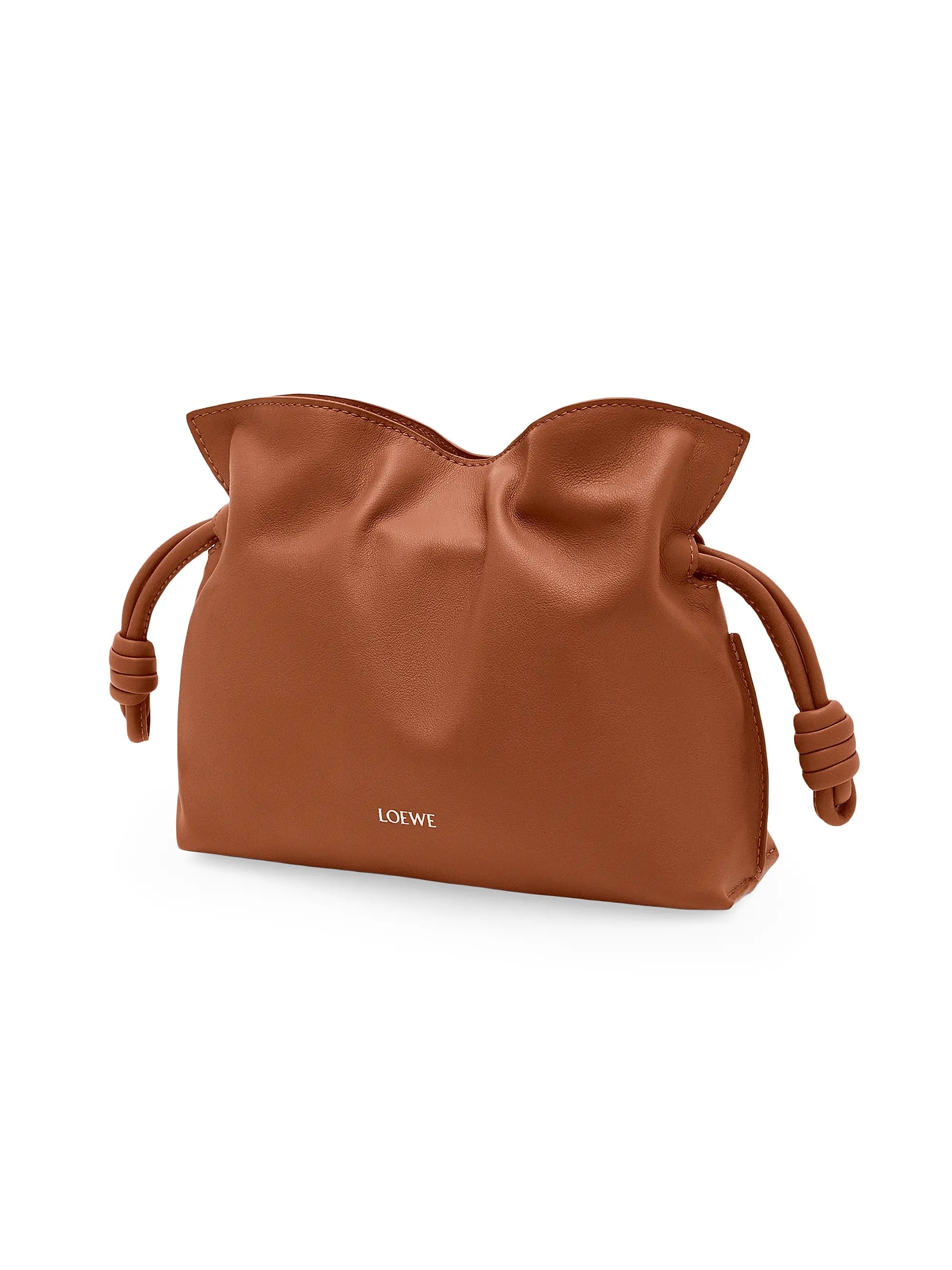 LOEWE Flamenco Mini Leather Clutch