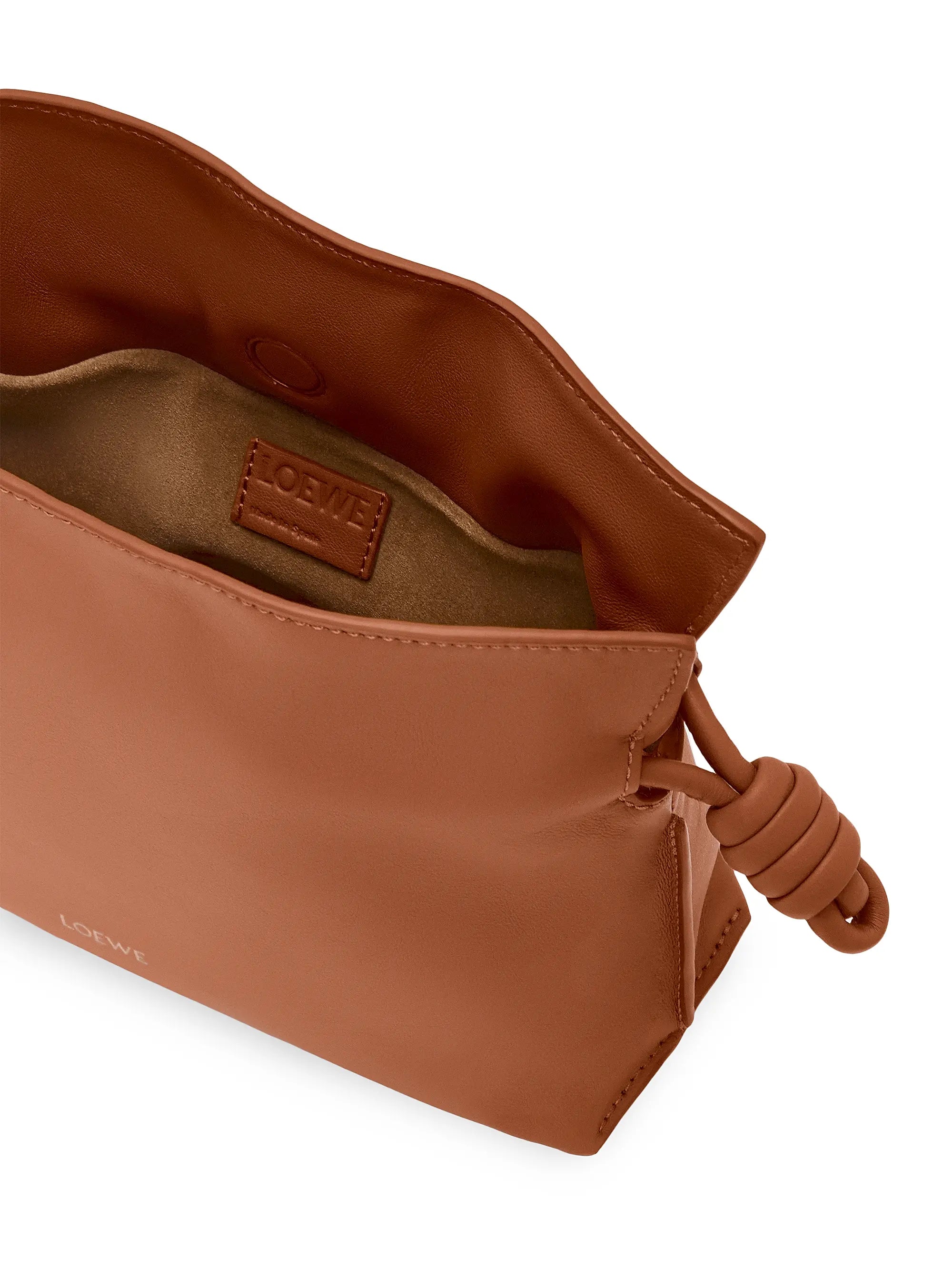 LOEWE Flamenco Mini Leather Clutch