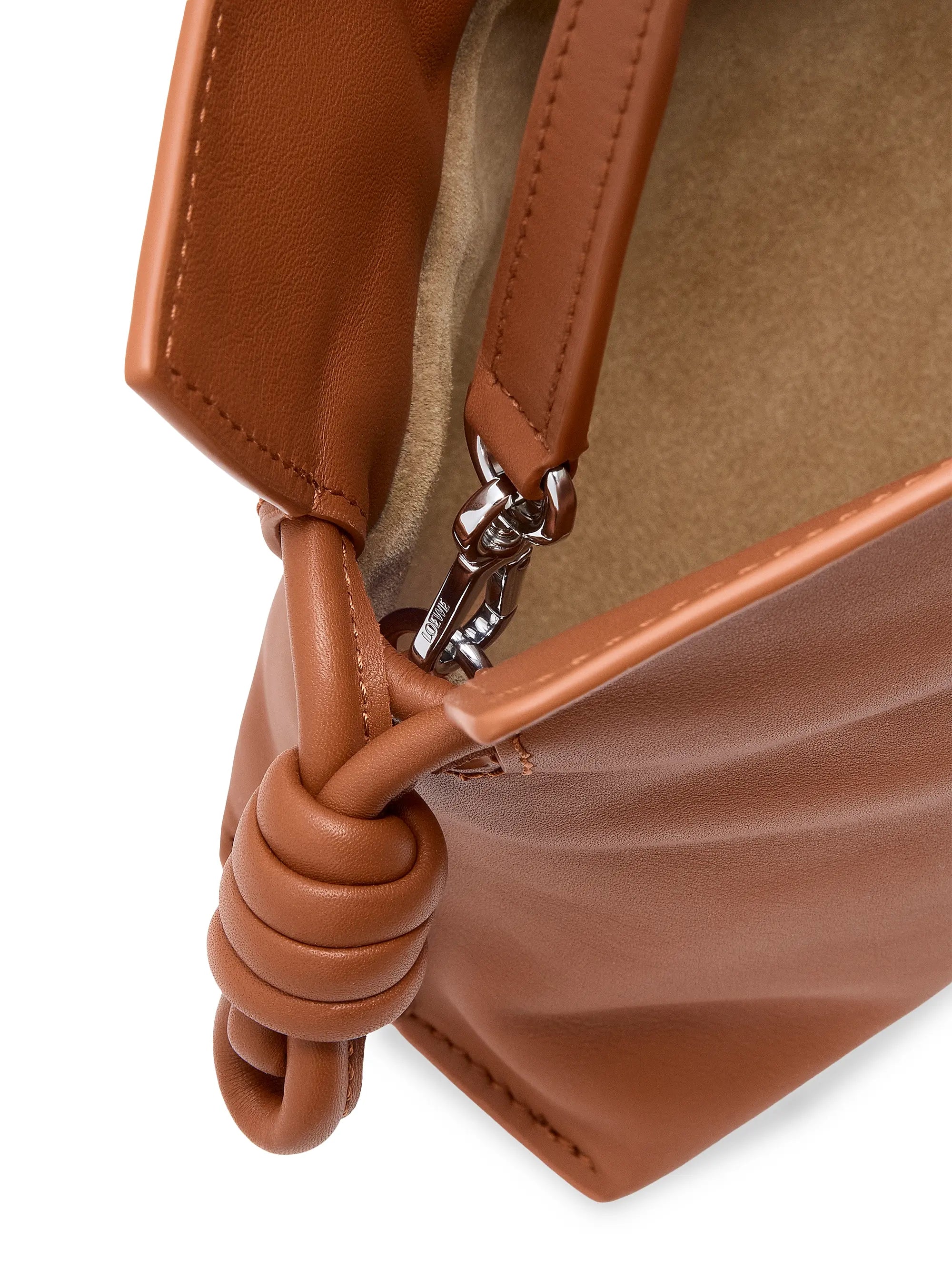 LOEWE Flamenco Mini Leather Clutch
