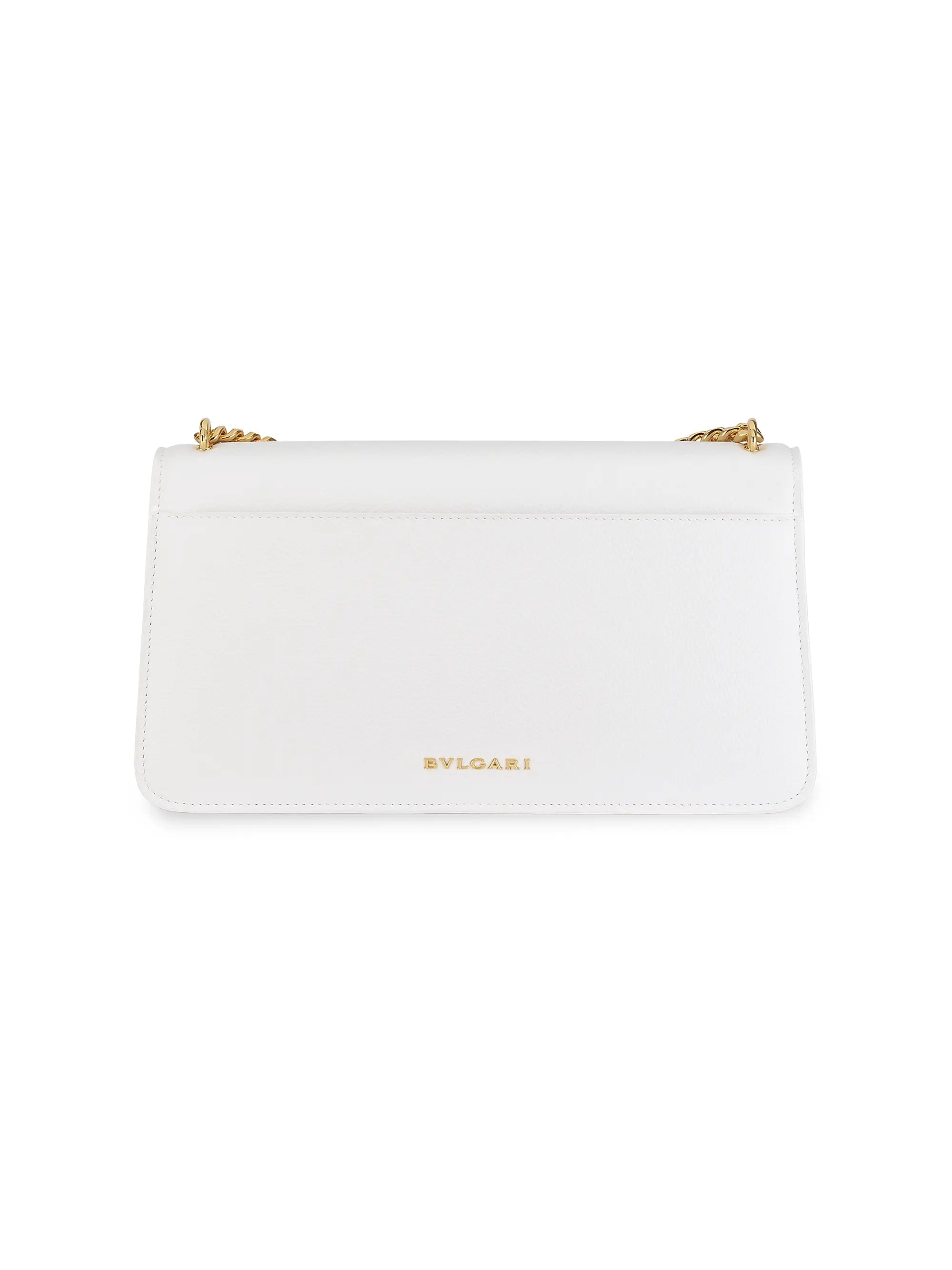 BVLGARI Serpenti E/W Maxi Chain Leather Shoulder Bag