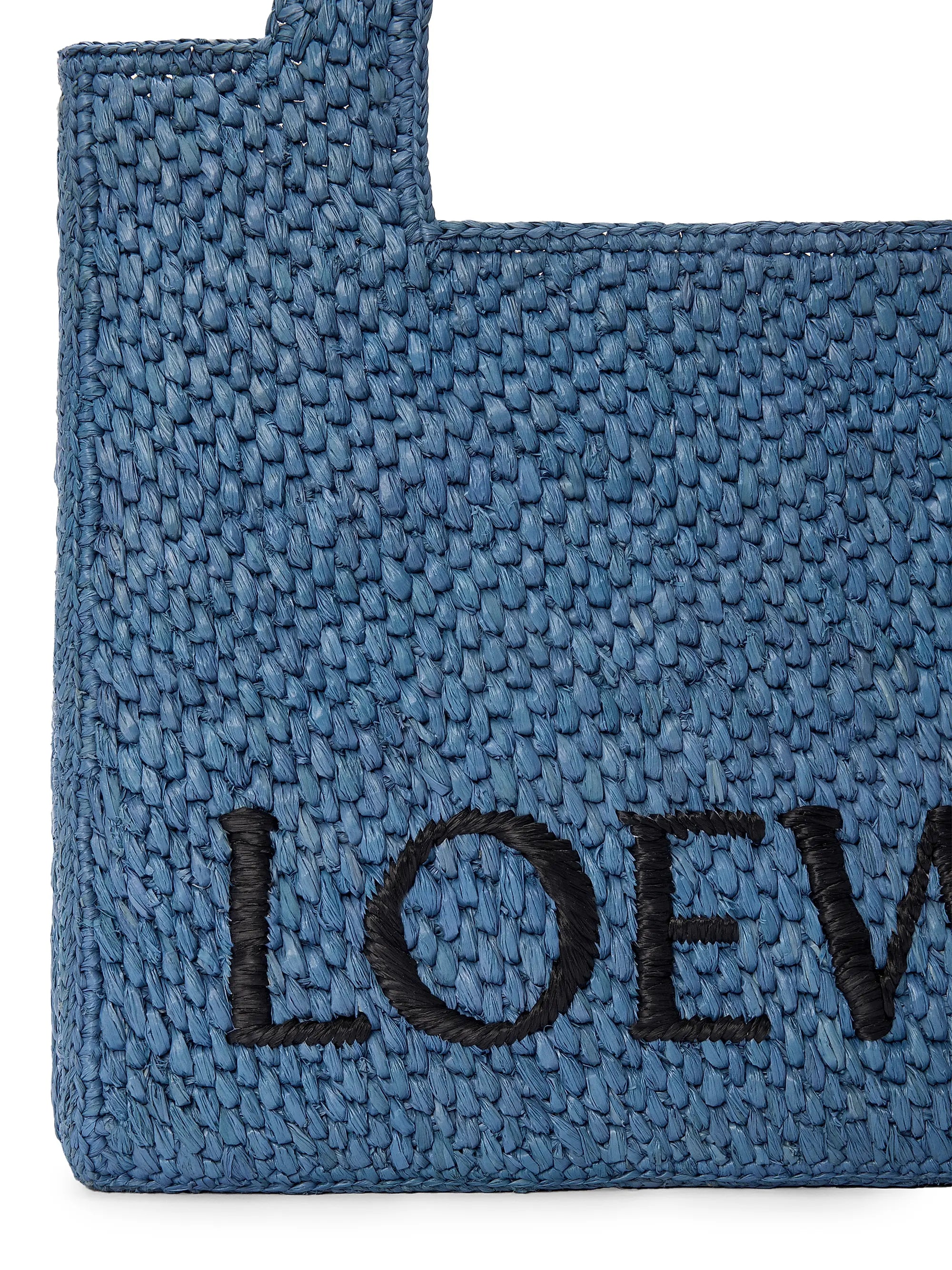 LOEWE LOEWE x Paula's Ibiza Medium Logo Raffia Tote Bag