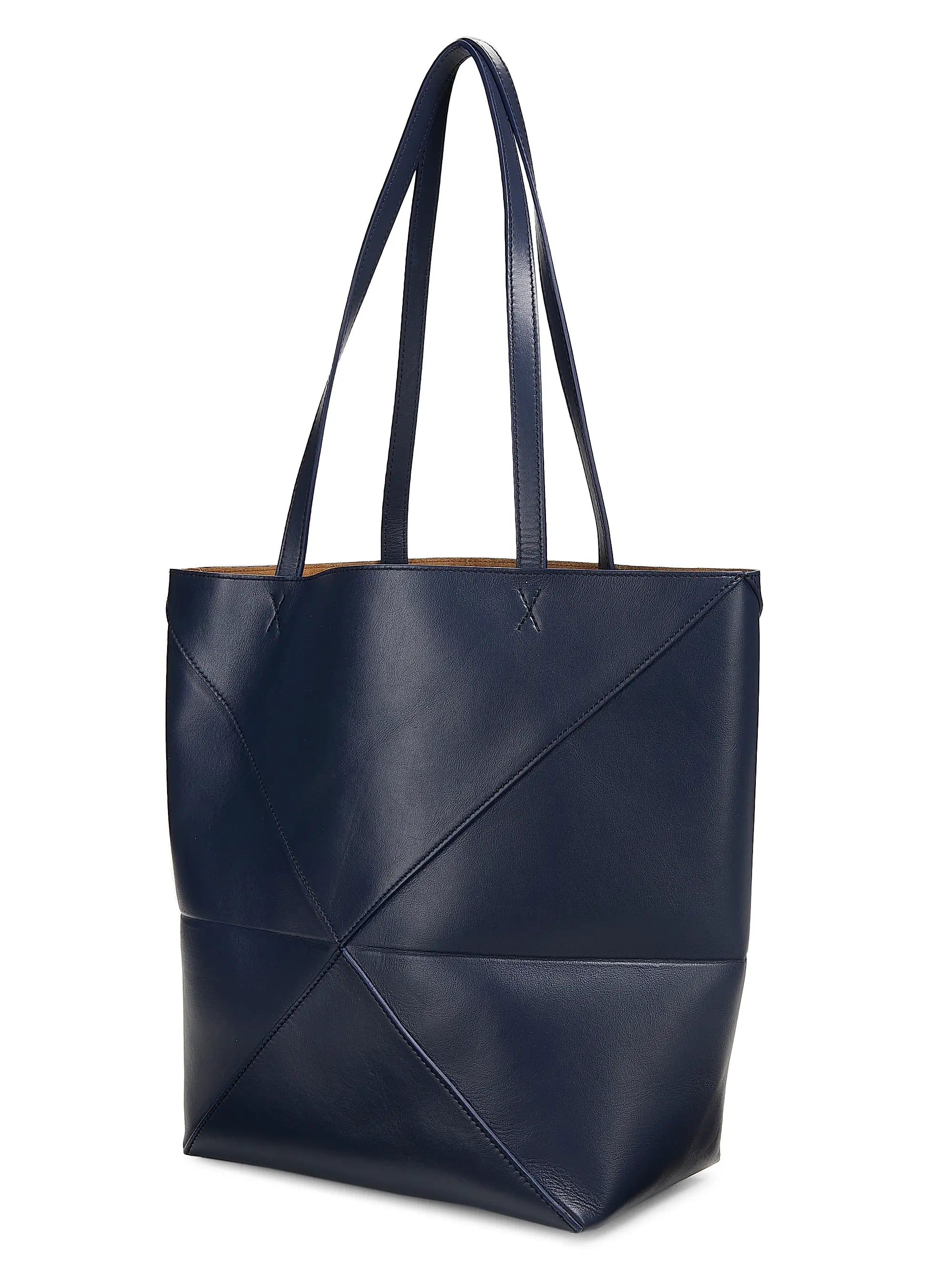 LOEWE Puzzle Shiny Leather Tote