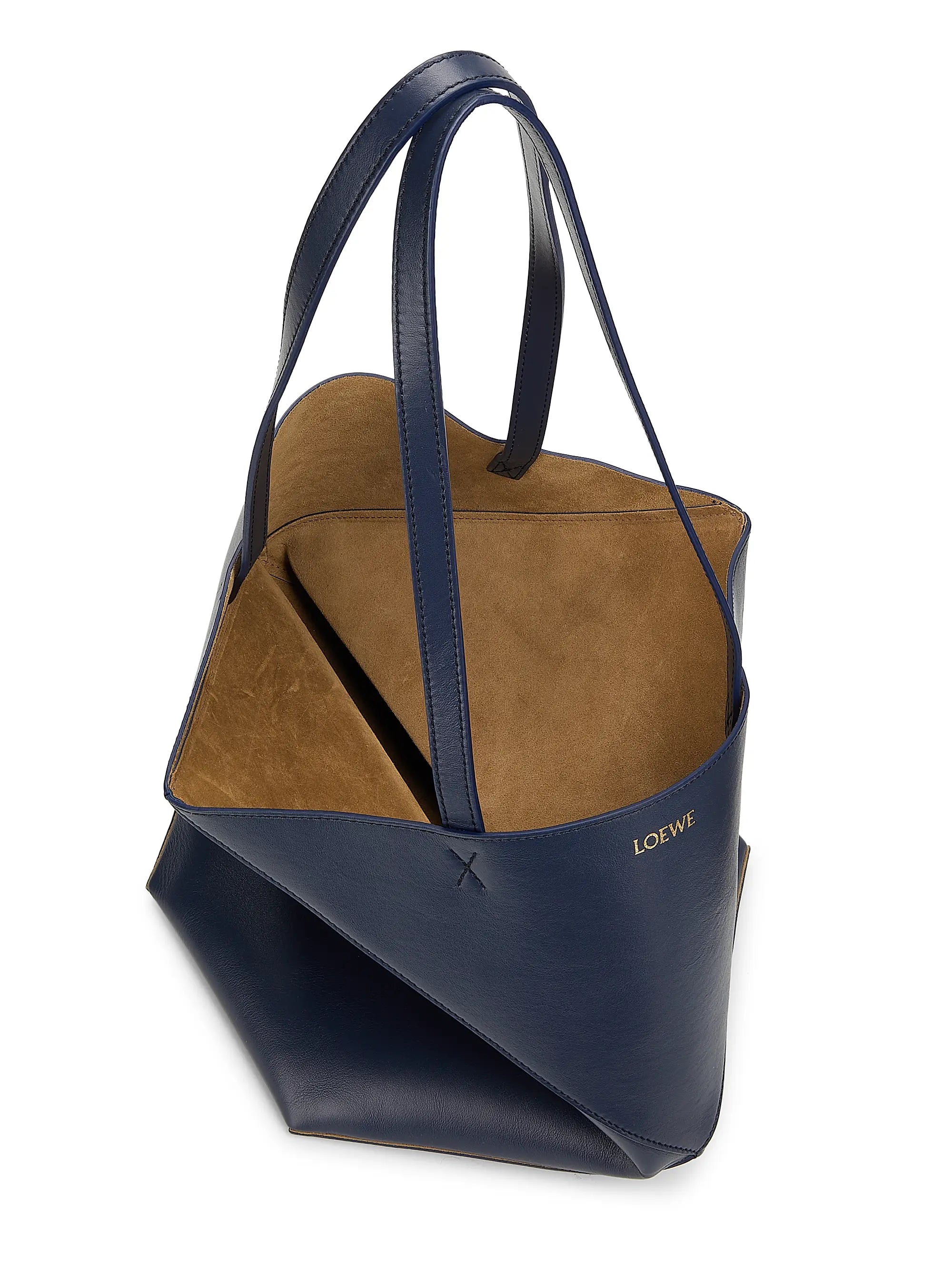 LOEWE Puzzle Shiny Leather Tote