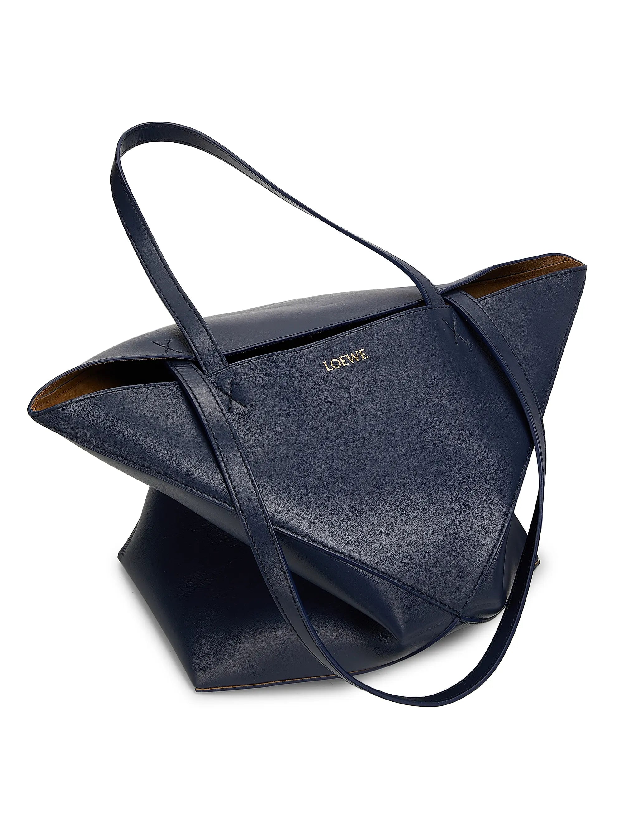 LOEWE Puzzle Shiny Leather Tote